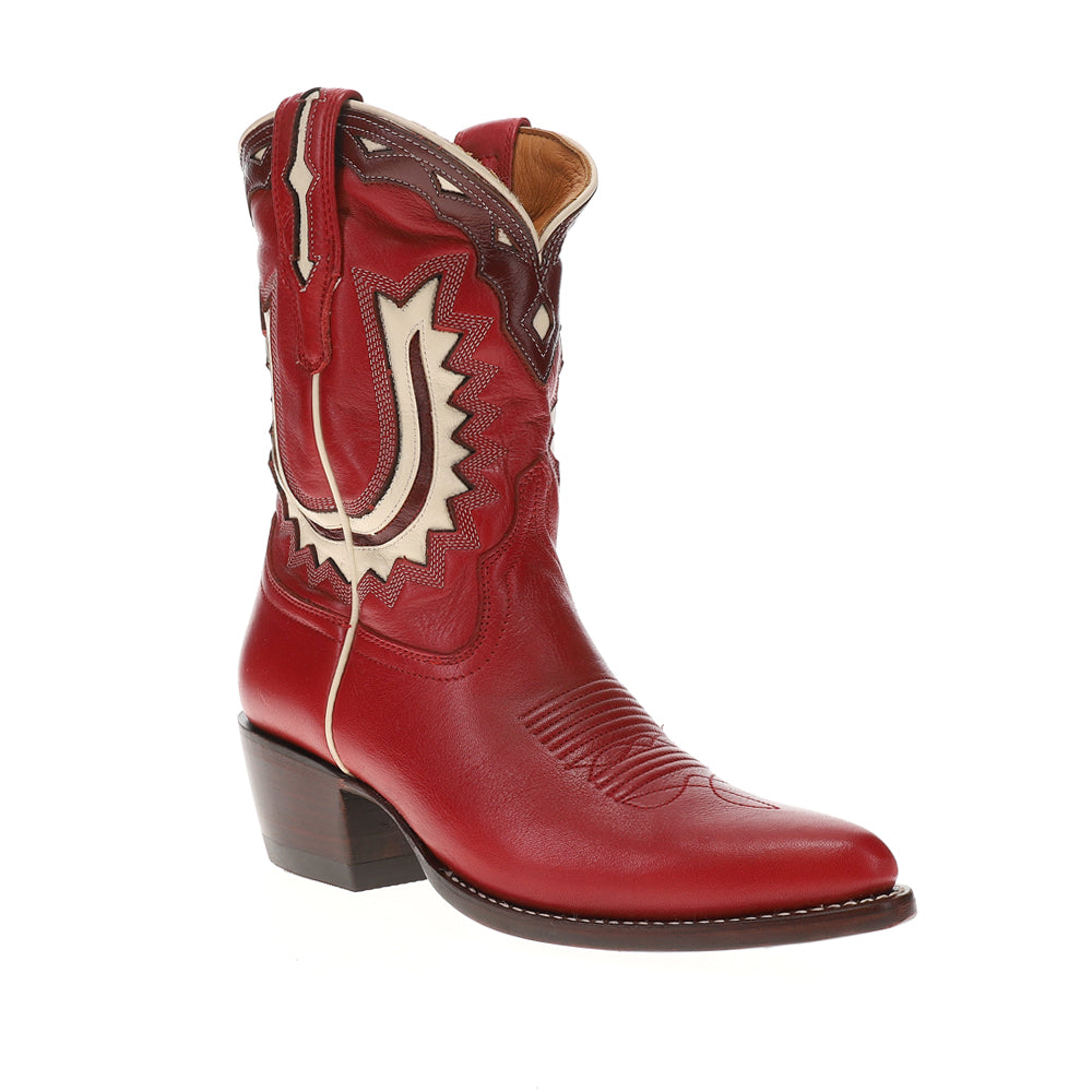 The Jolene Inlay Pointed Toe Cowboy Booties、mySite、gtrtttuynbv