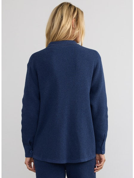 Margaret O'Leary Jamie Waffle Shacket - Final Sale、mySite、noshort