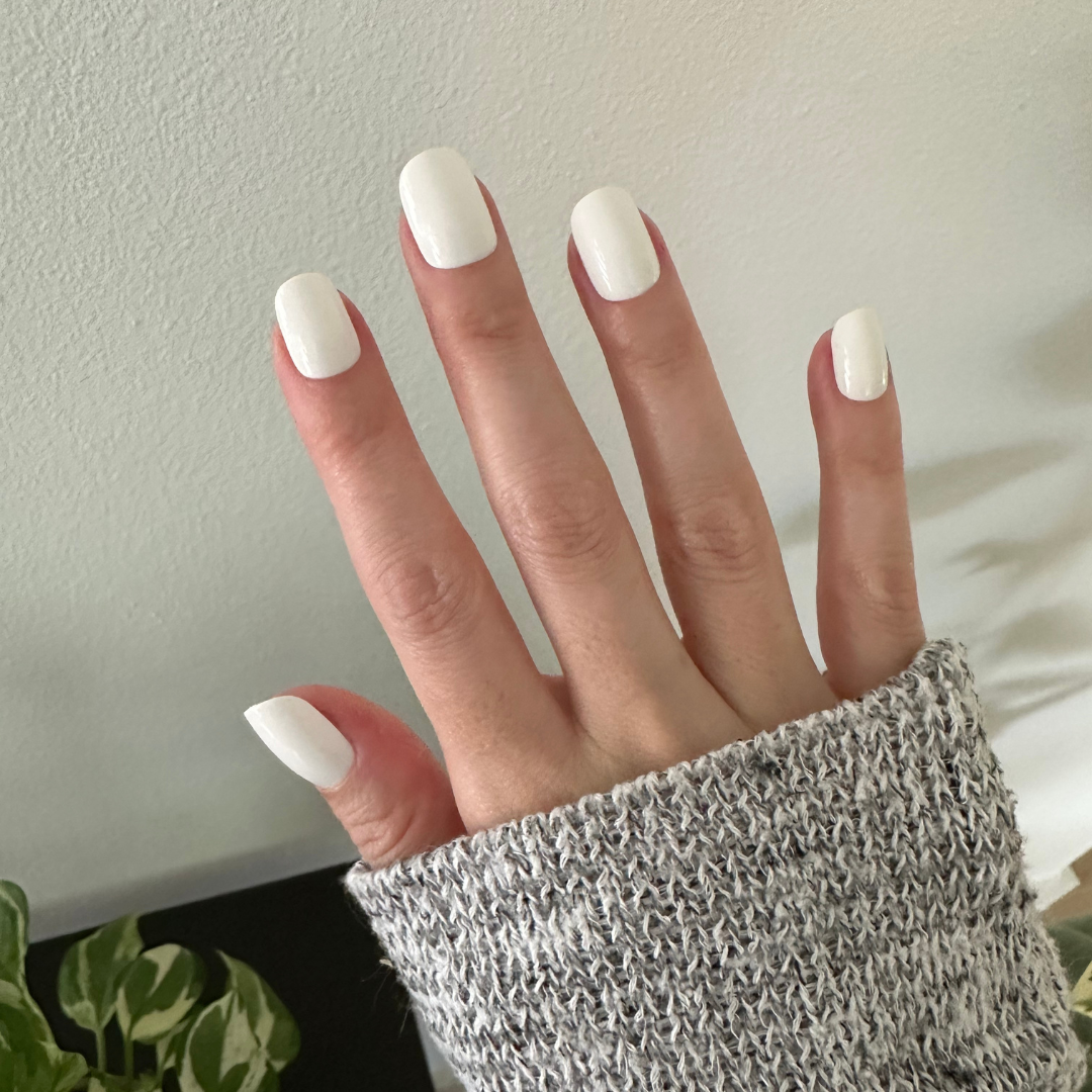 Swan | Extra Short | Squoval - Tab Press-On、mySite、solidvoid