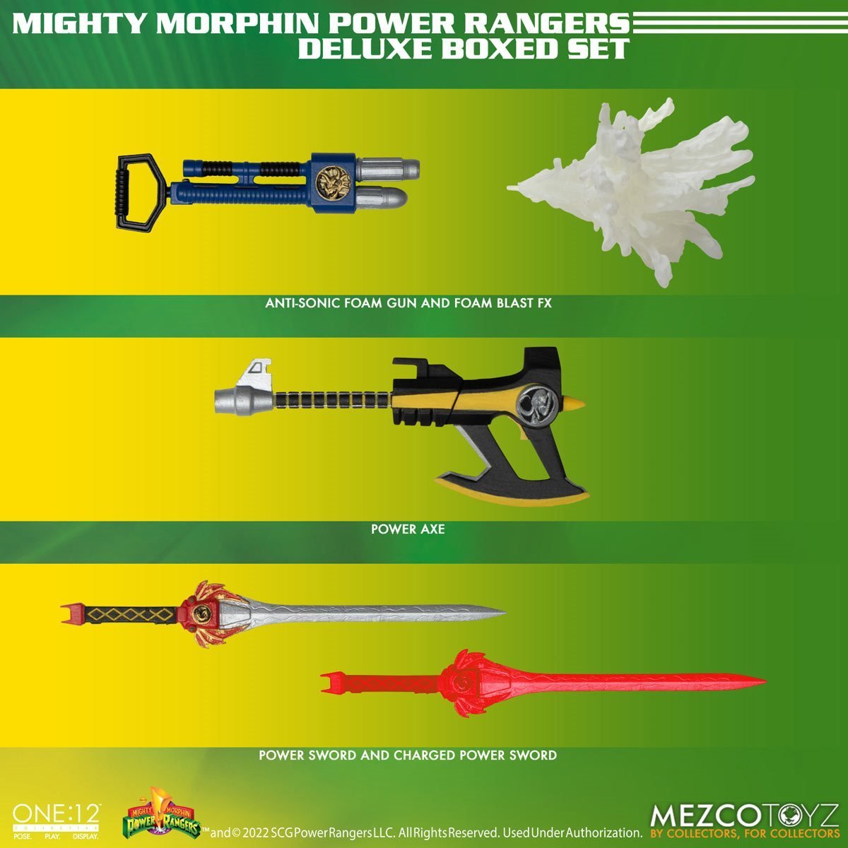 Mighty Morphin Power Rangers Mezco One:12 Collective Deluxe Box Set、mySite、hgirdovlk