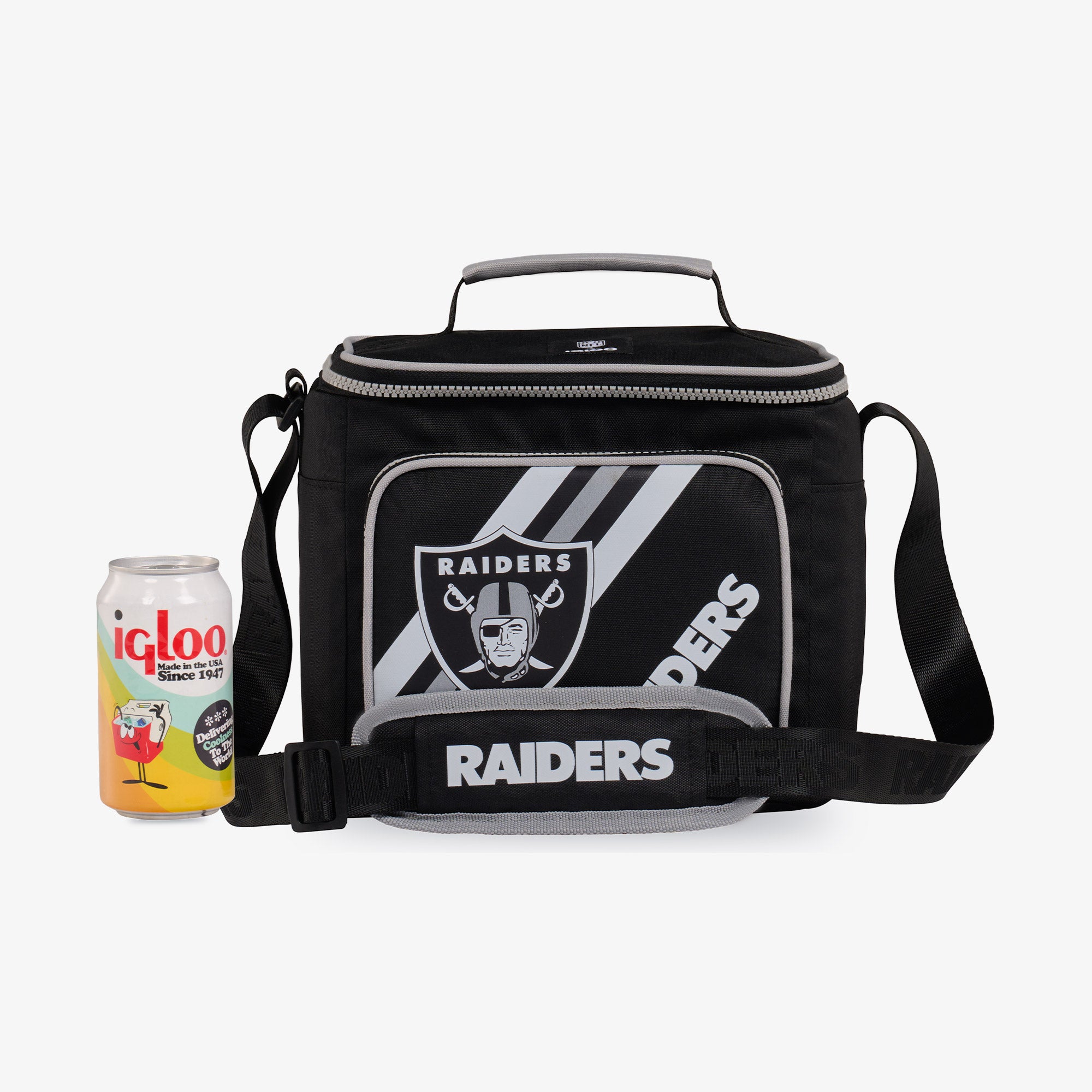Las Vegas Raiders Square Lunch Cooler Bag、mySite、noshort