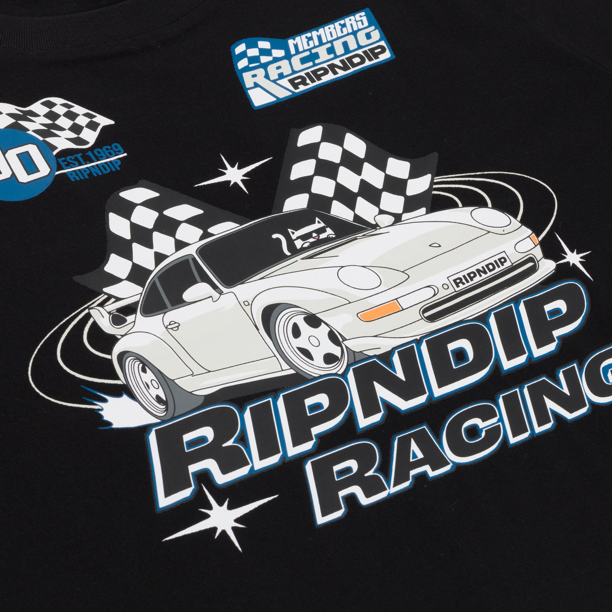  Ripnrace Cropped Baby Tee (Black)、mySite、merchandisen