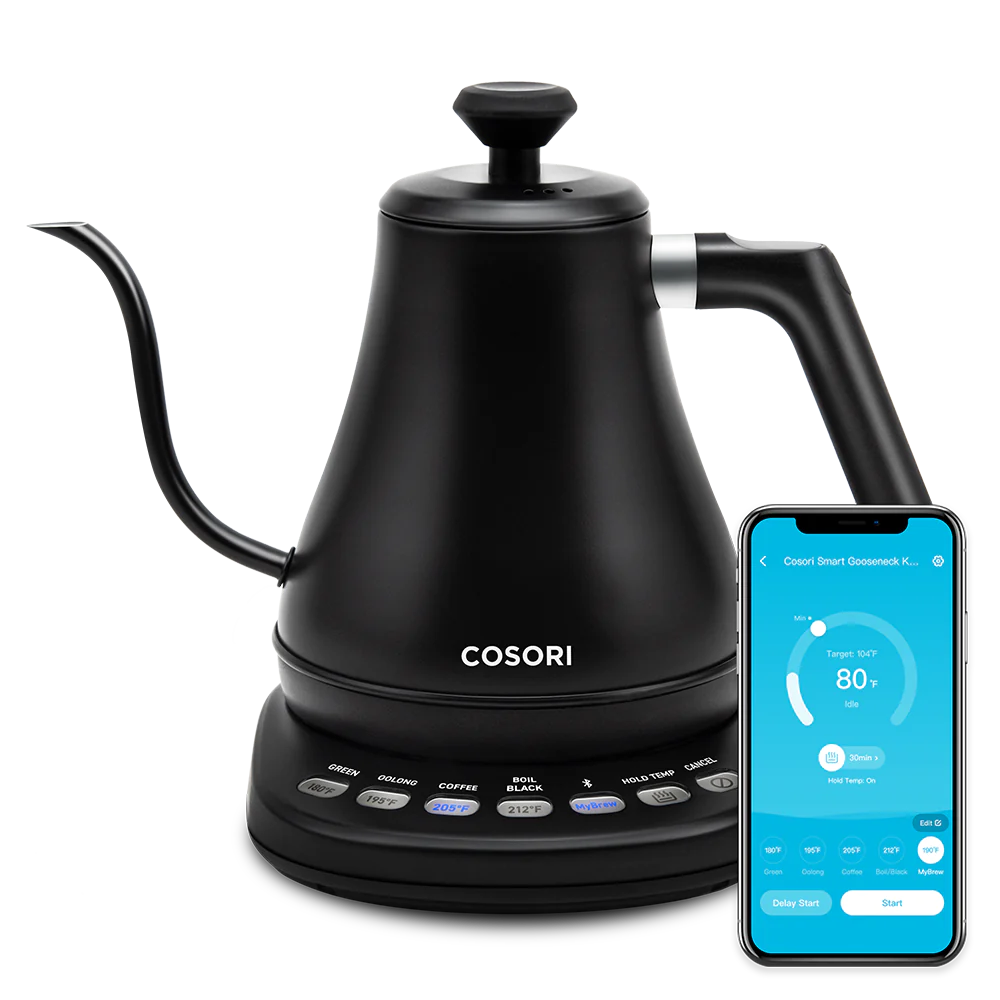 Smart 0.8L Gooseneck Electric Kettle - Black、mySite、fannypackpong