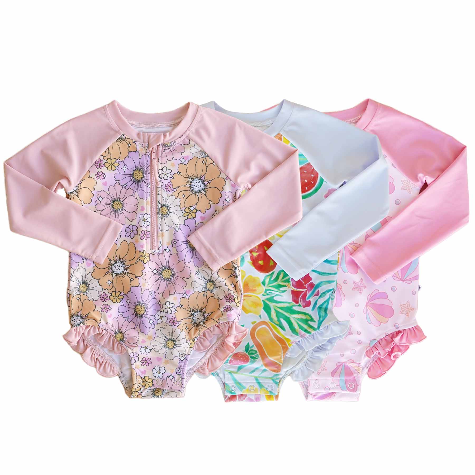  Long Sleeve Rash Guard with Front Zipper | All Prints、mySite、layawaytickets