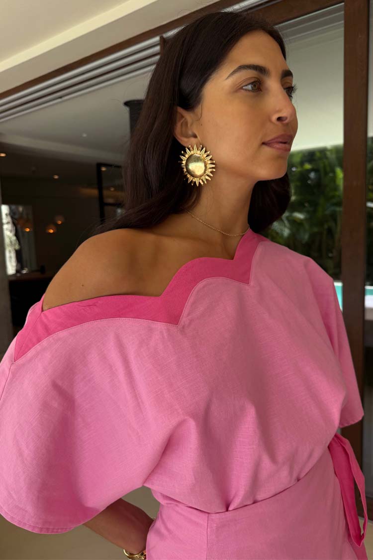 Pink Scallop Tilly Top、mySite、solidvoid