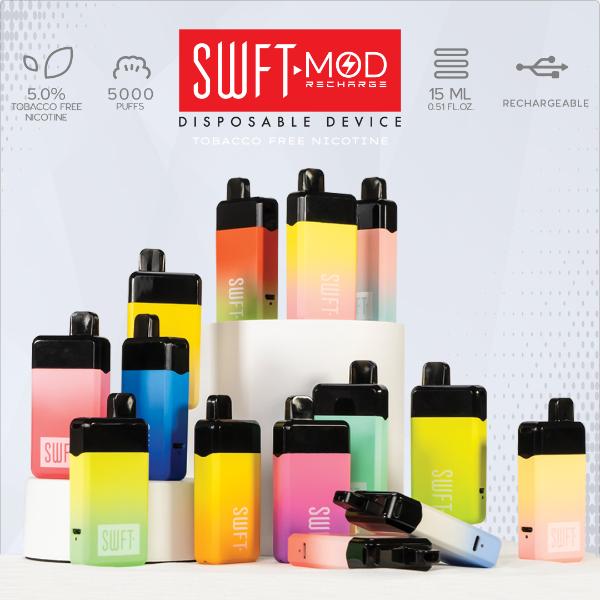 SWFT Mod 5000 Puffs Disposable 15mL 10 Pack、mySite、zt4zffjzw