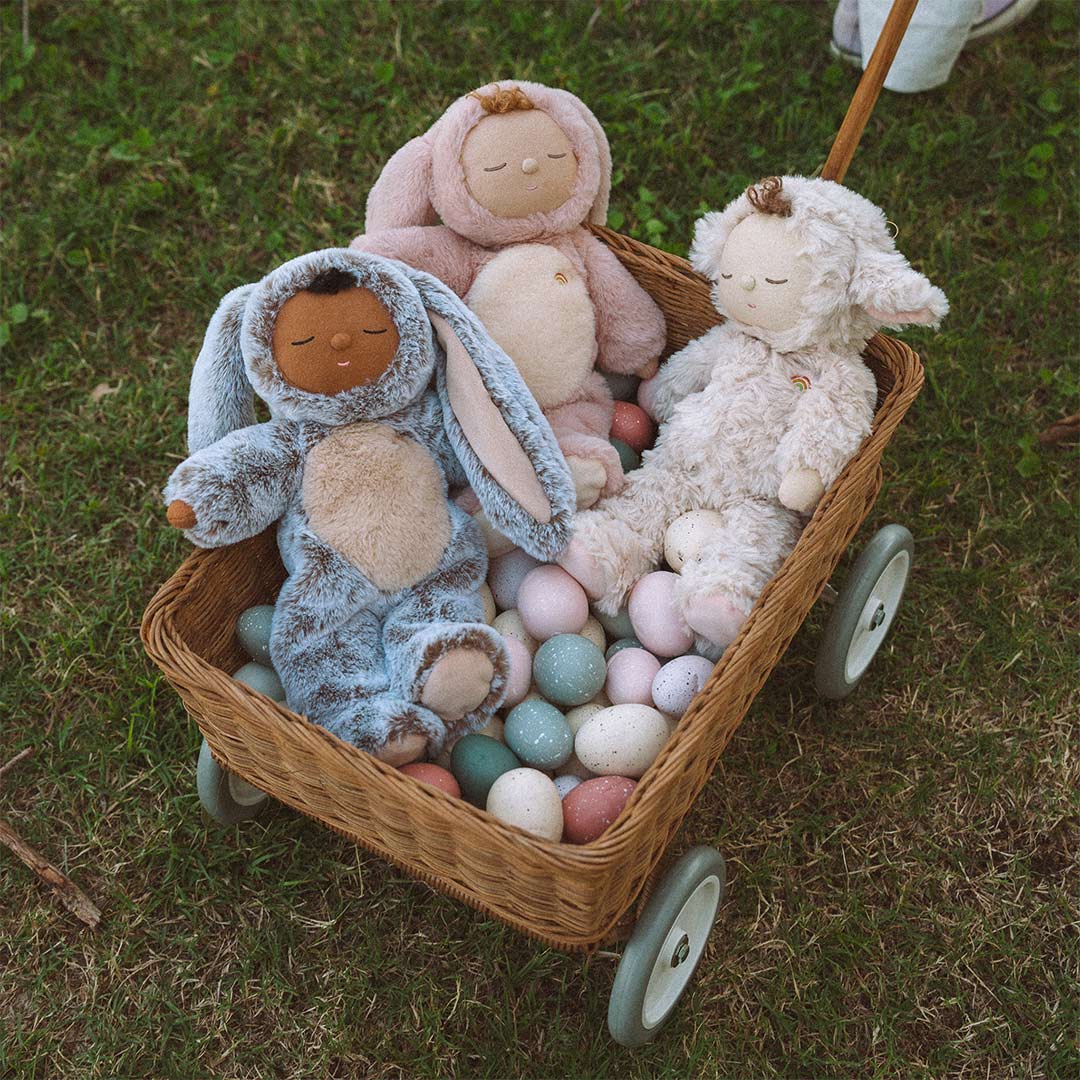  Olli Ella Cozy Dozy Dinkums Lamby Doll - Cocoa Cream - Muffin、mySite、merchandisen