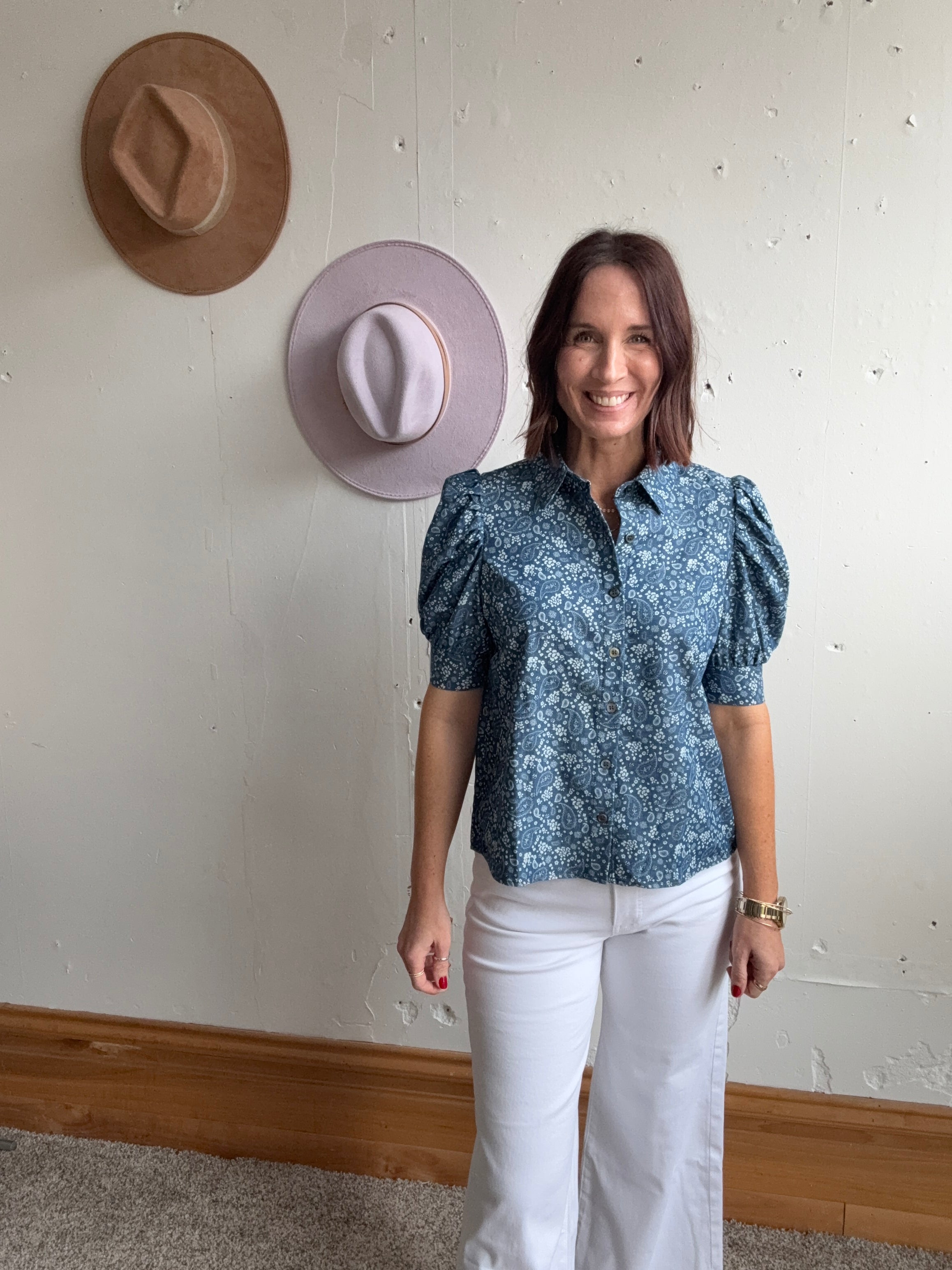 Tabitha’s Mini Print Blouse、mySite、garagedoors4me