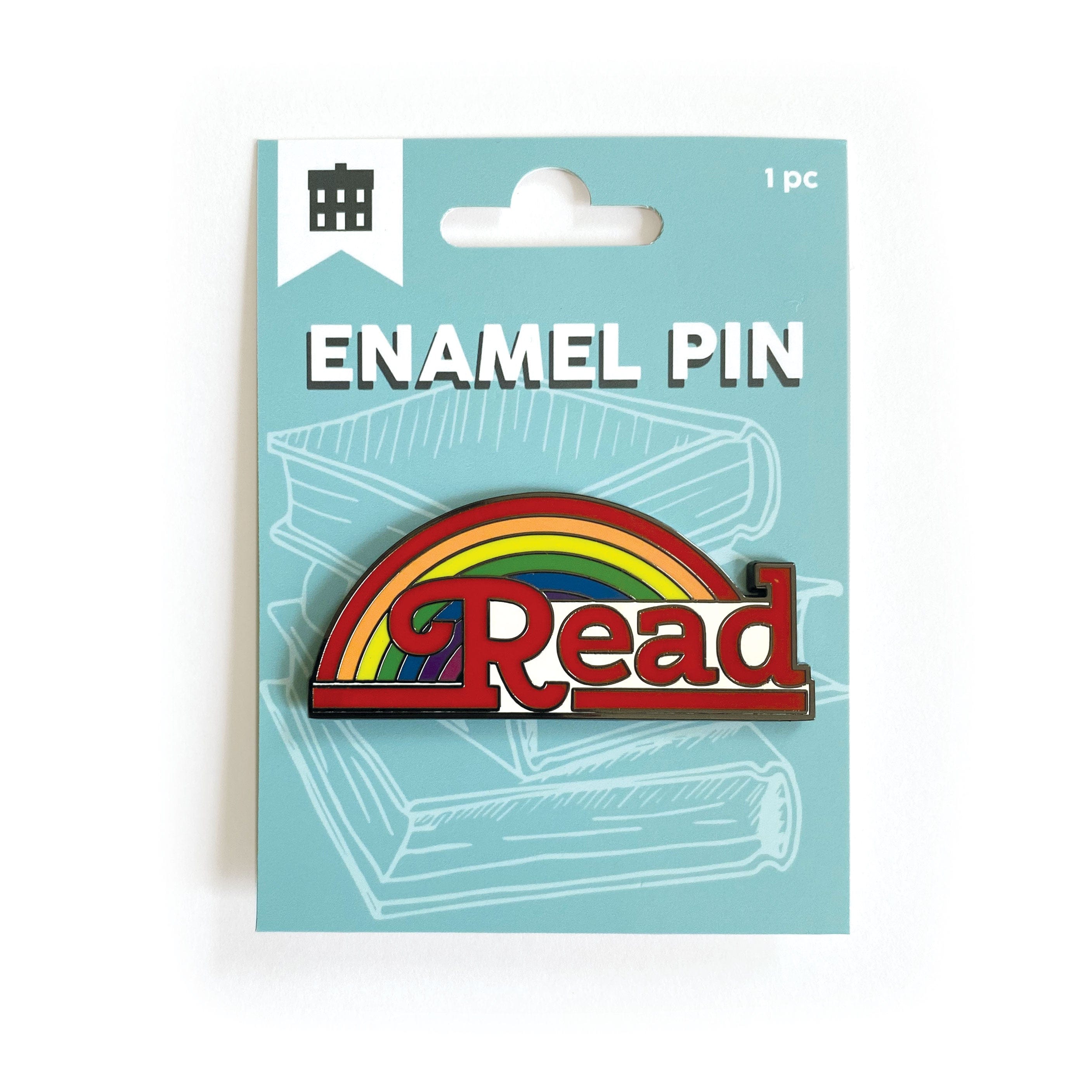  Read Rainbow Enamel Pin、mySite、ghnorth