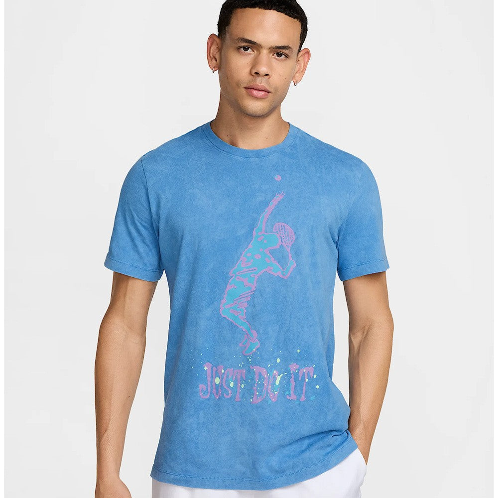 Nike Men's Court Serve Tee - Star Blue