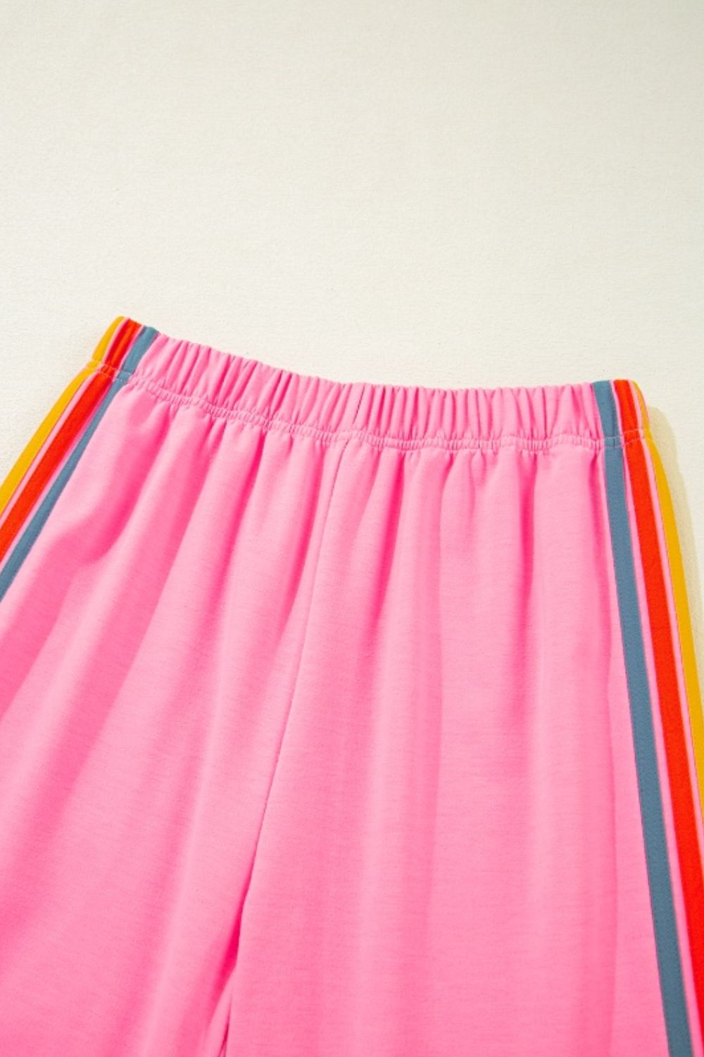  Contrast Striped Elastic Waist Active Pants、mySite、justintrudeaud