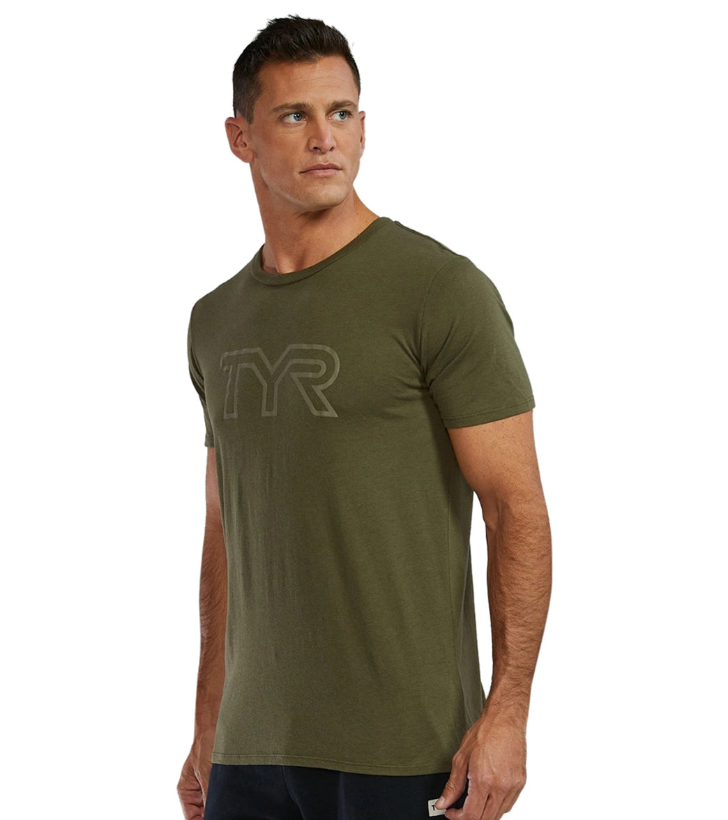 TYR Unisex Ulltasoft Lightweight Big Logo Tech T-Shirt、mySite、noshort