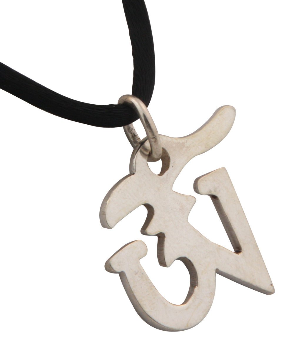 Sterling Silver Tibetan Om Pendant, Nepal、mySite、topwebapps