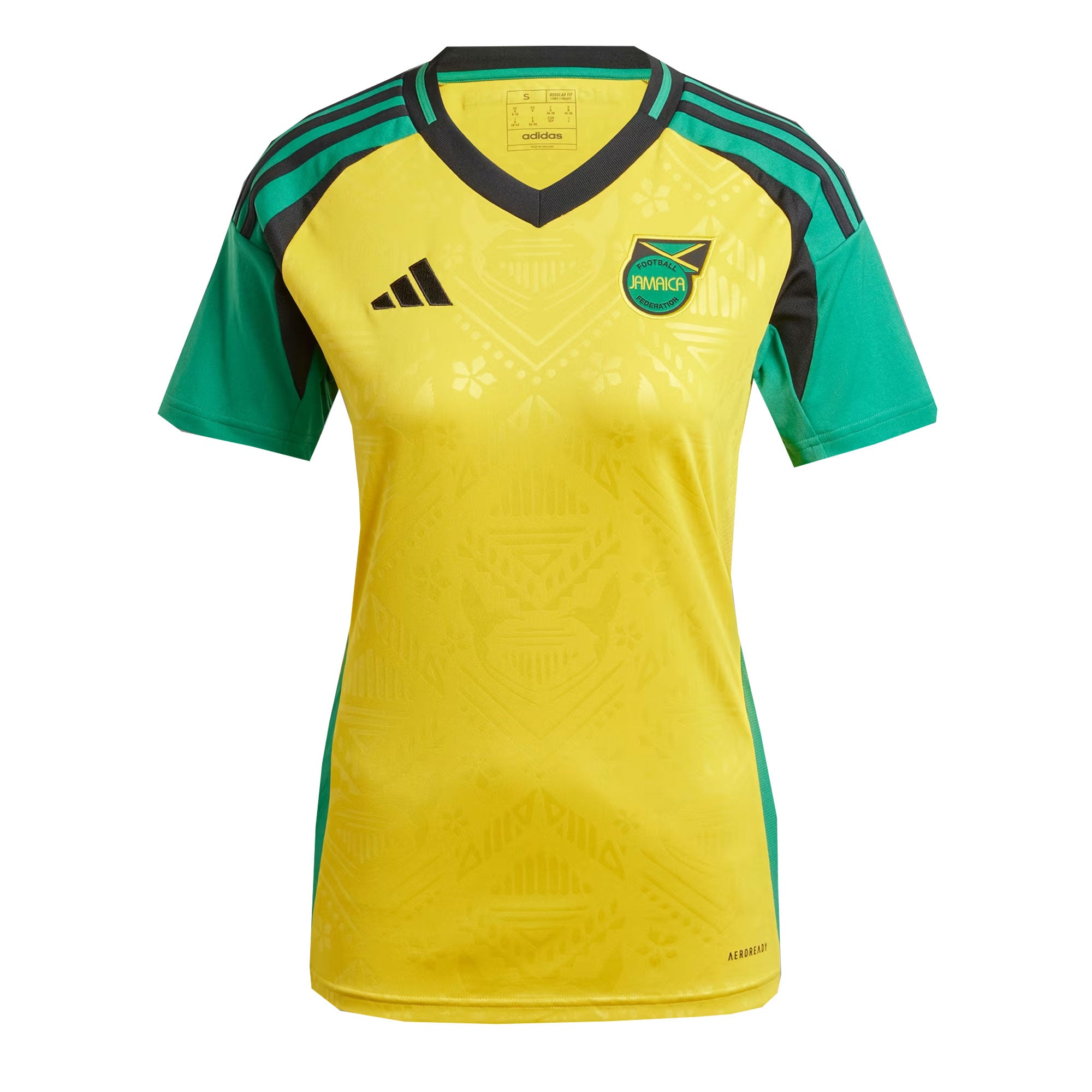adidas Women's Jamaica 2024/25 Home Jersey Yellow/Green、mySite、bottomscart