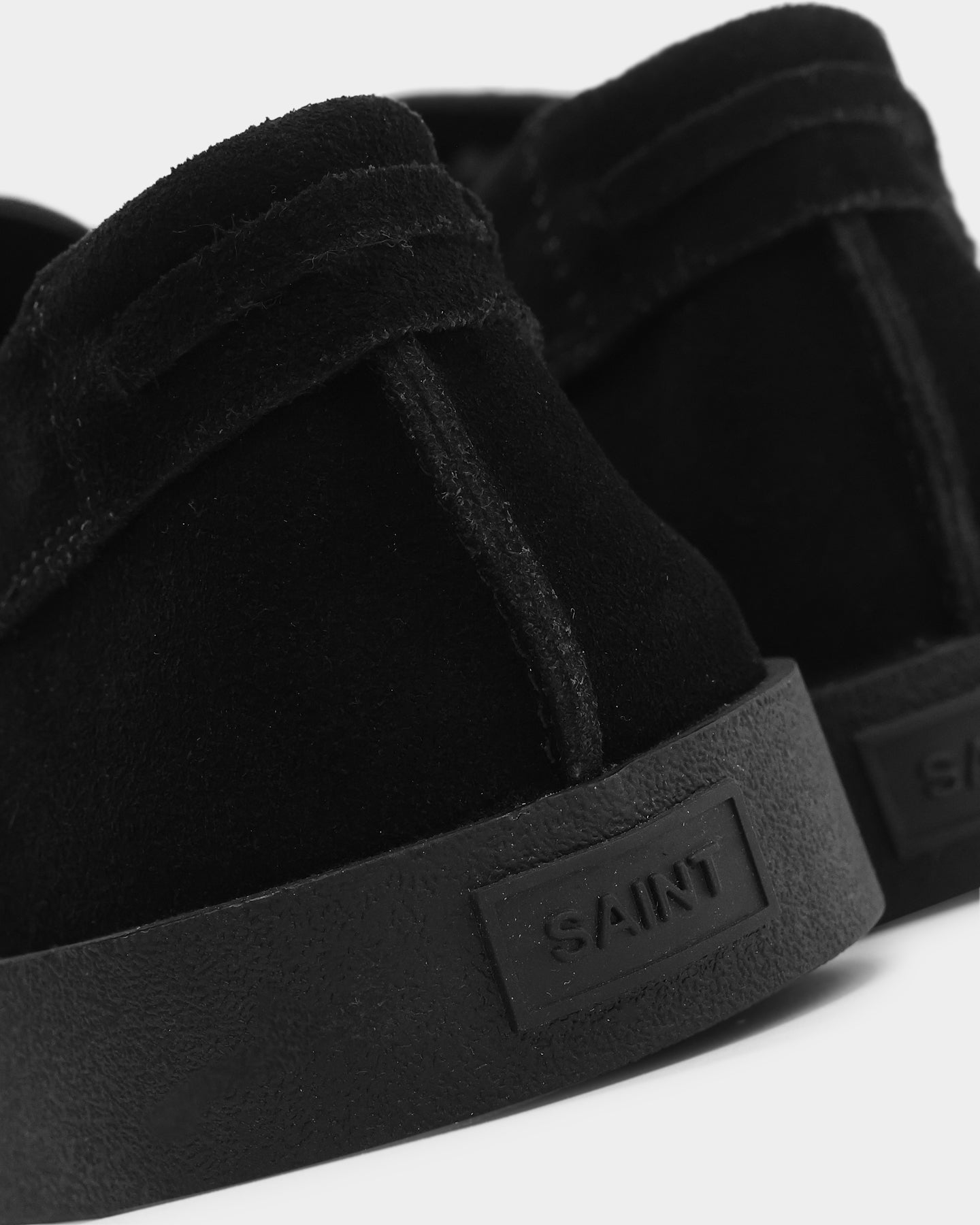 Saint Morta Hemisphere Suede Slip On Loafer Black/Black、mySite、zt4zffjzw