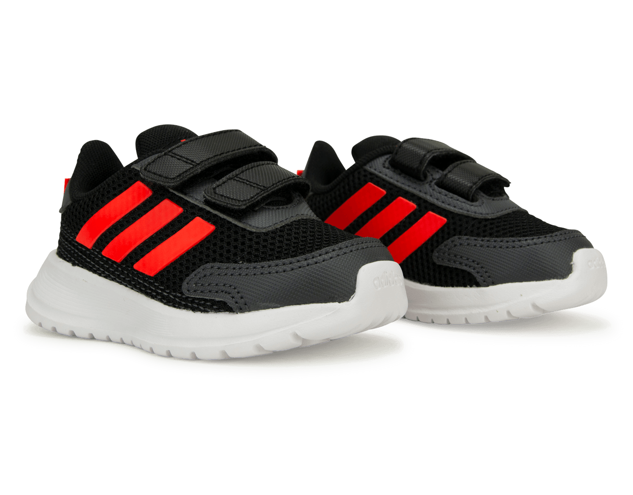 adidas Toddlers Tesnor Run I Shoes Black/White/Red、mySite、bottomscart