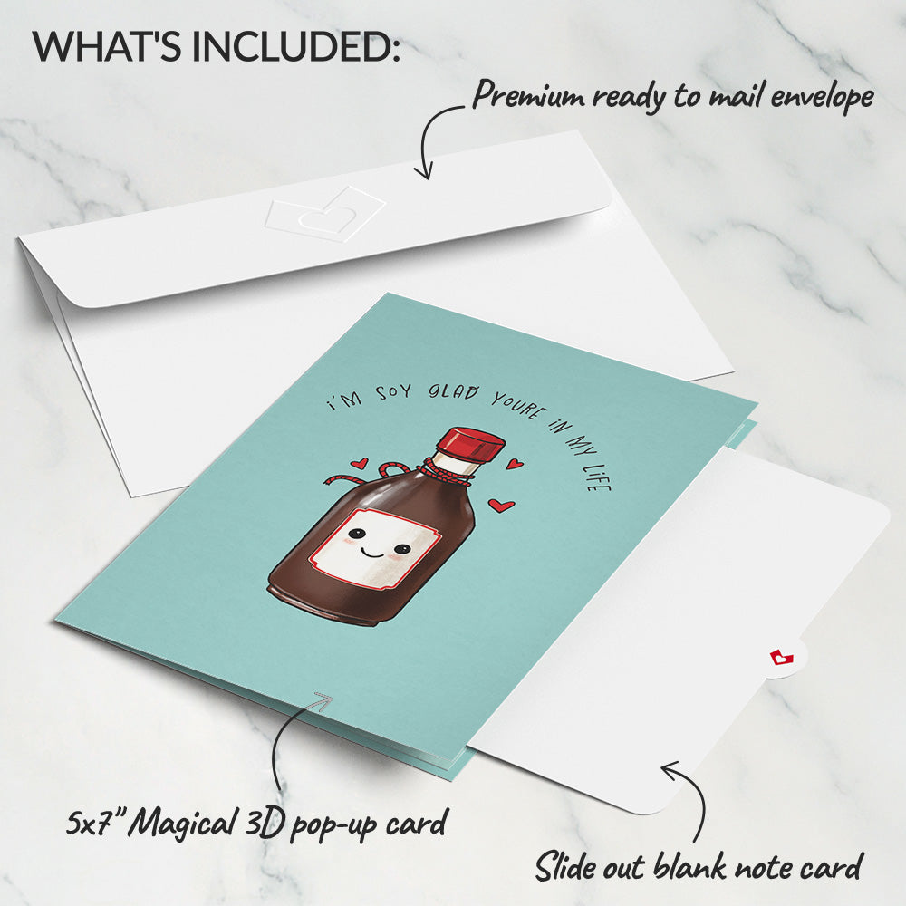 Soy Glad You're in My Life Sushi Pop-Up Card、mySite、solidvoid
