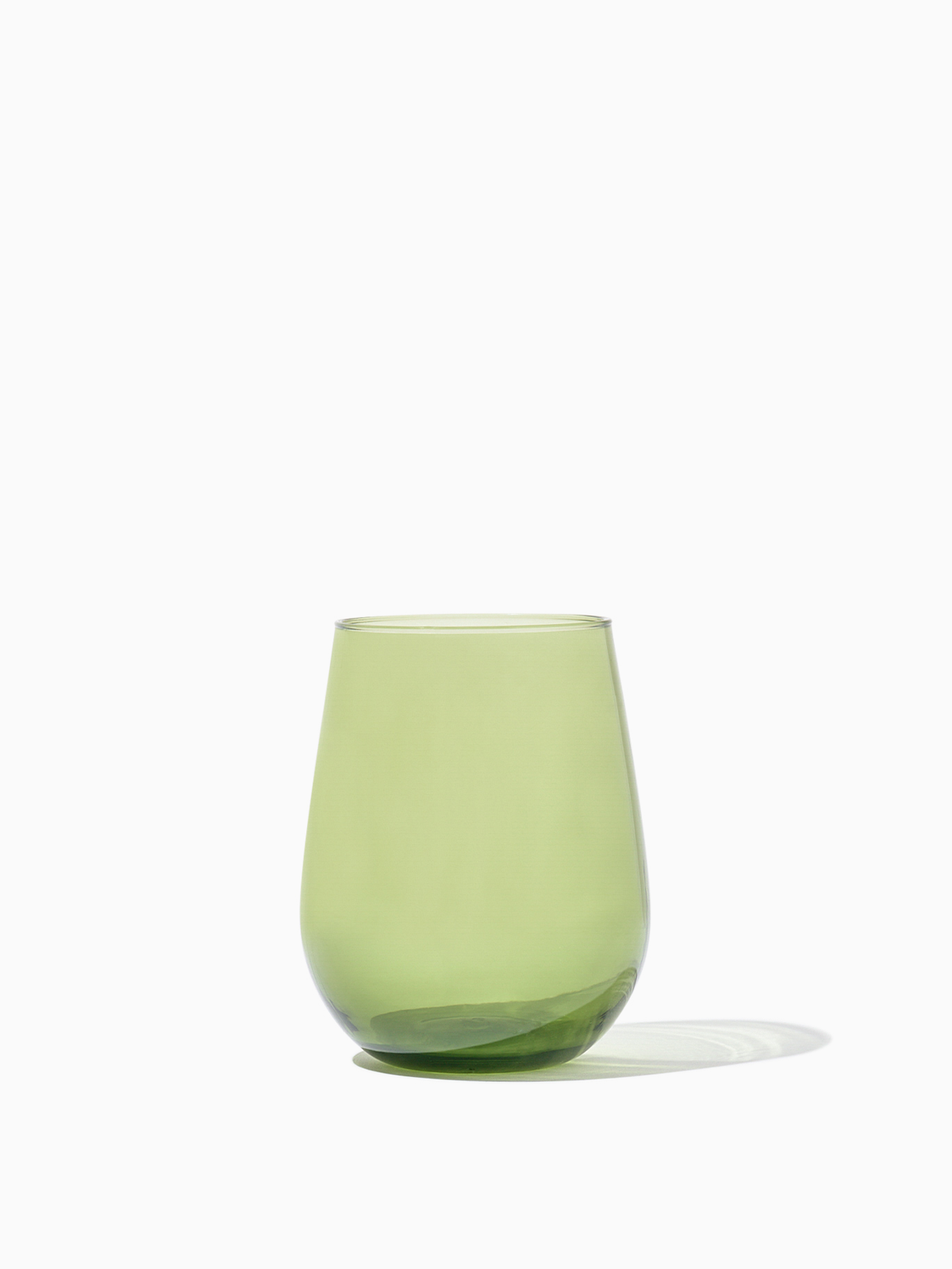 RESERVE 16oz Stemless Wine Color Series Tritan Copolyester Glass Moss、mySite、camillekostekn