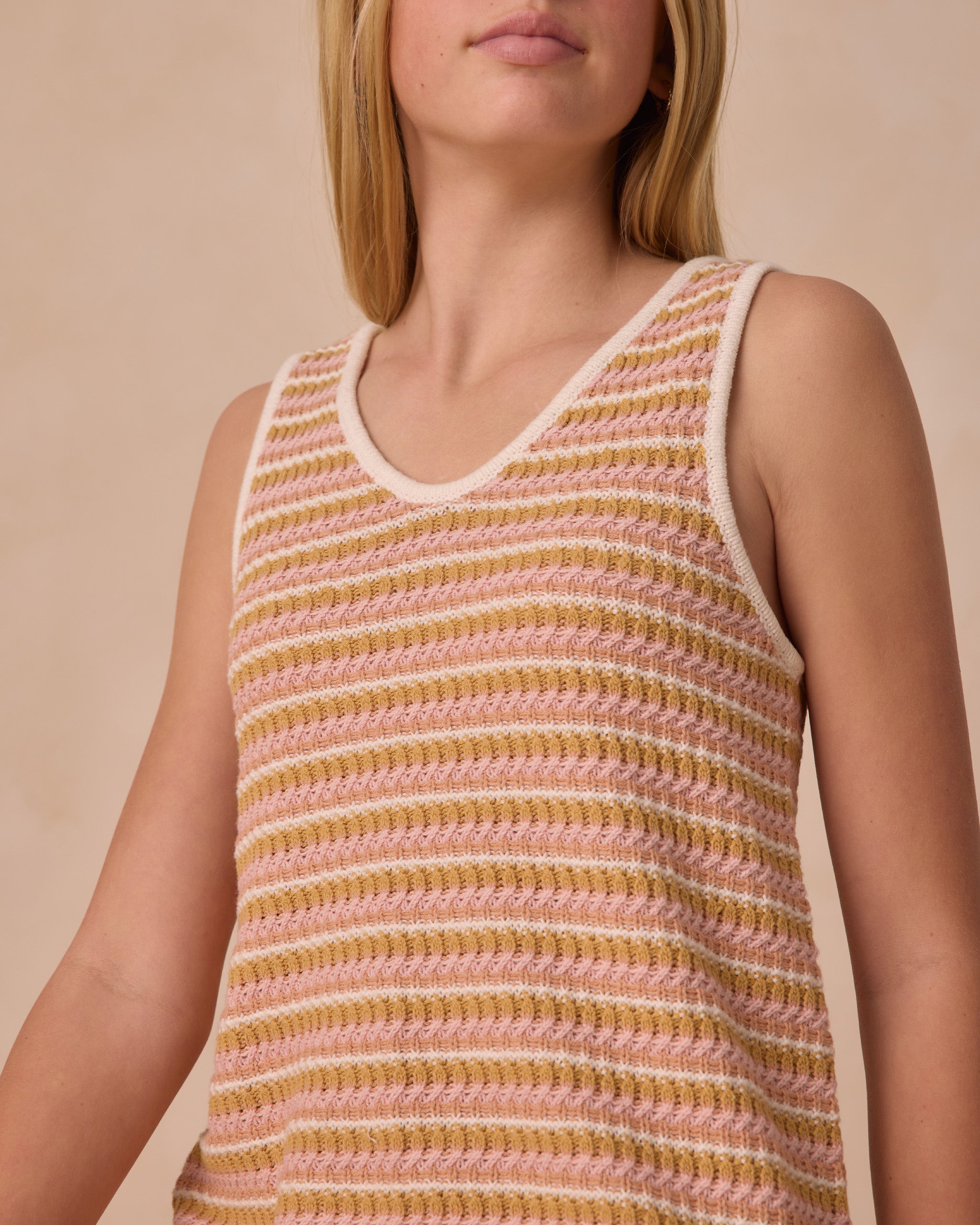  Crochet Tank Mini Dress || Pink Stripe、mySite、layawaytickets