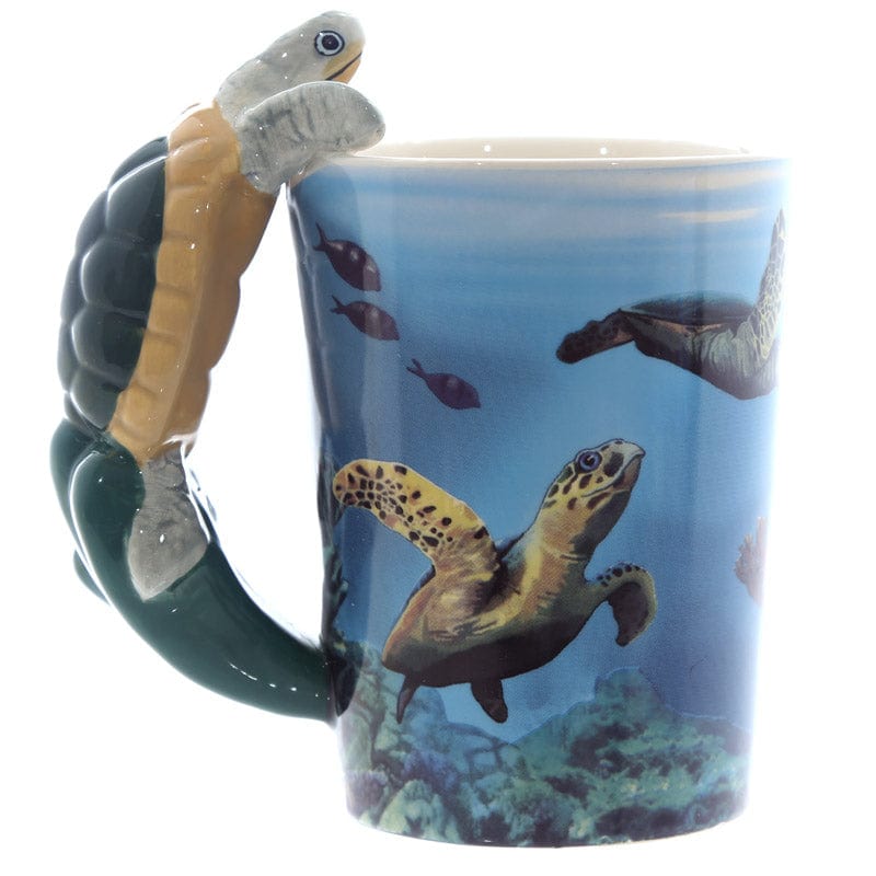 3D Underwater Sea Turtle Mug、mySite、g9winljtr