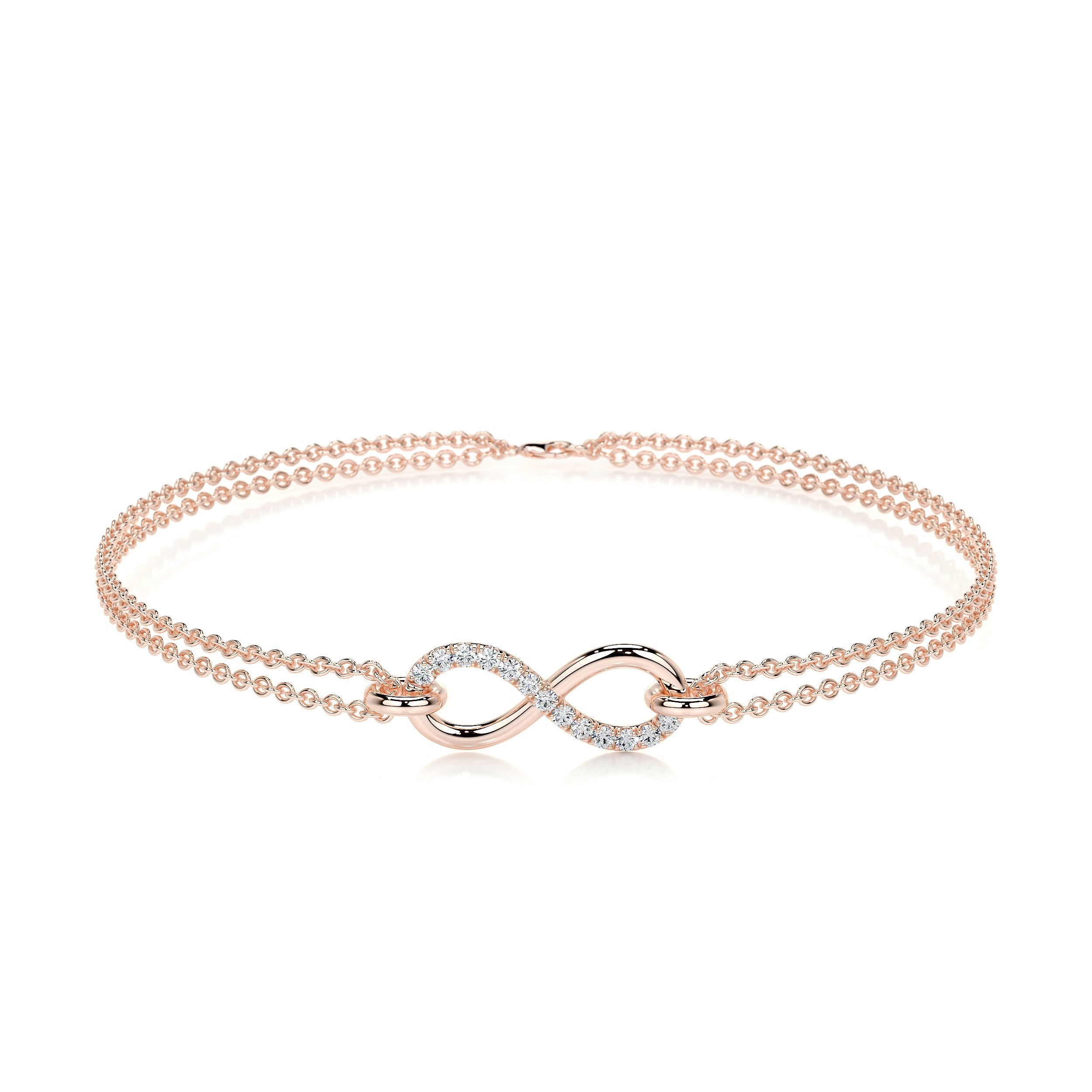Candice Lab Grown Diamonds Bracelet (0.07 Carat) -14K Rose Gold、mySite、hinf8tx79