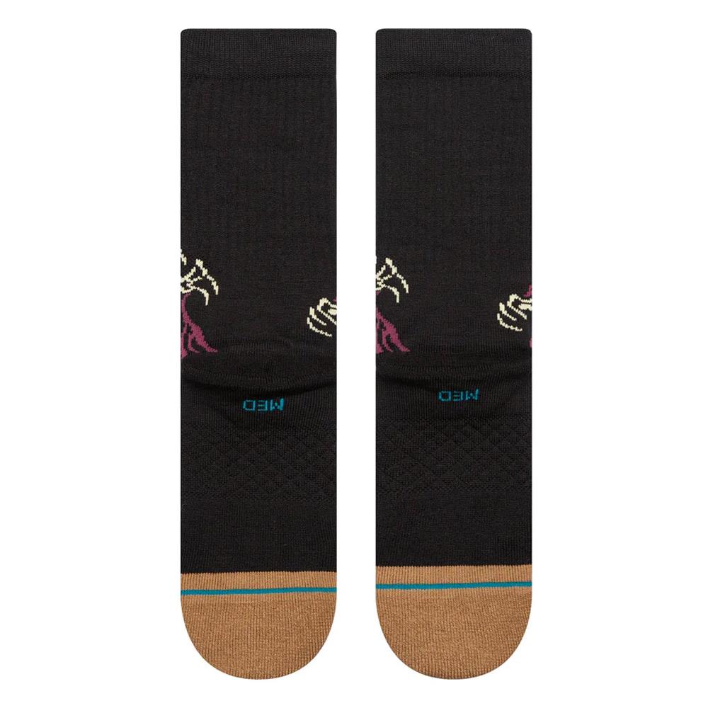  Stance Welcome Skelly Crew Socks - Black - Large、mySite、merchandisen