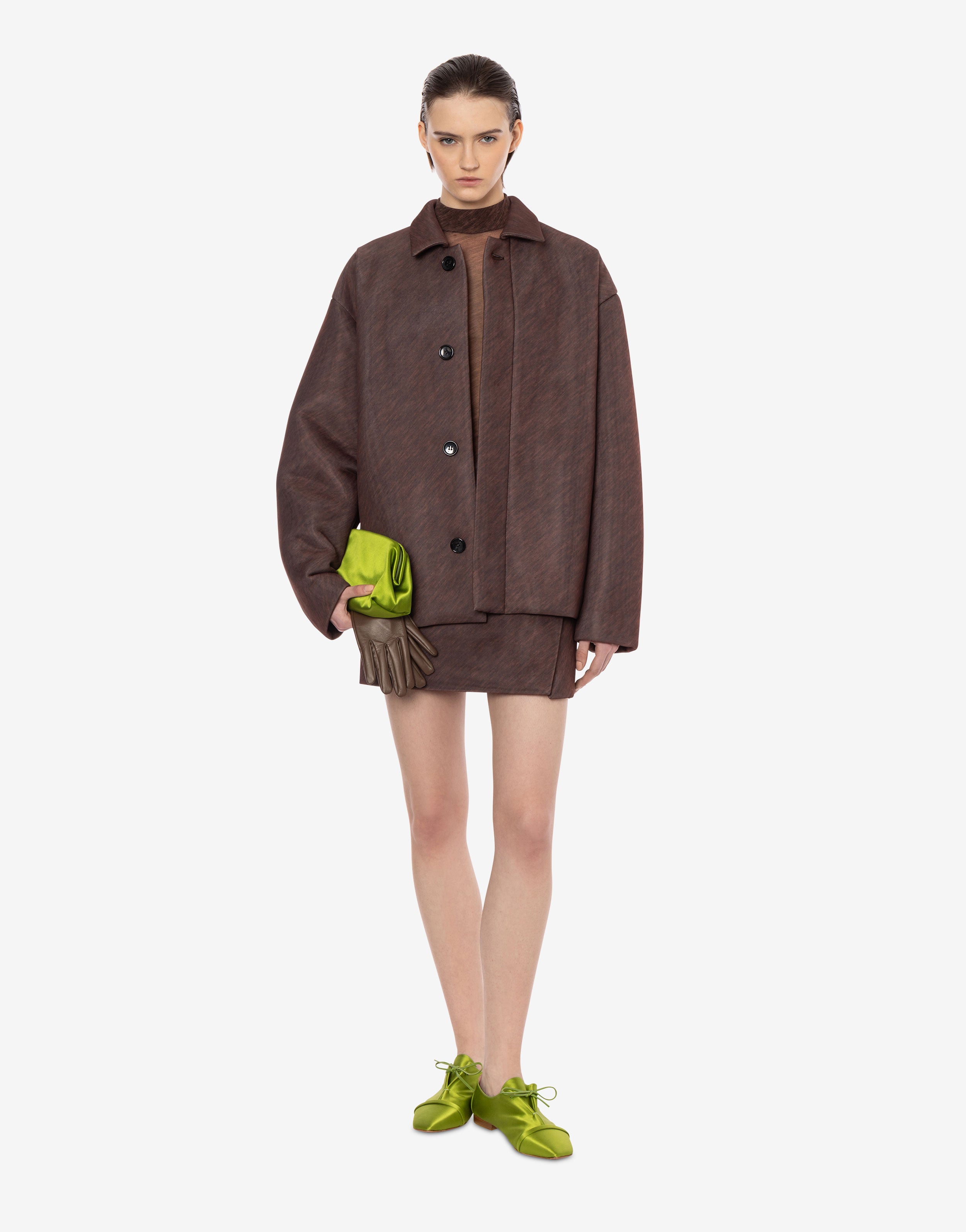 Peacoat in scuba stampato、mySite、aoinhome