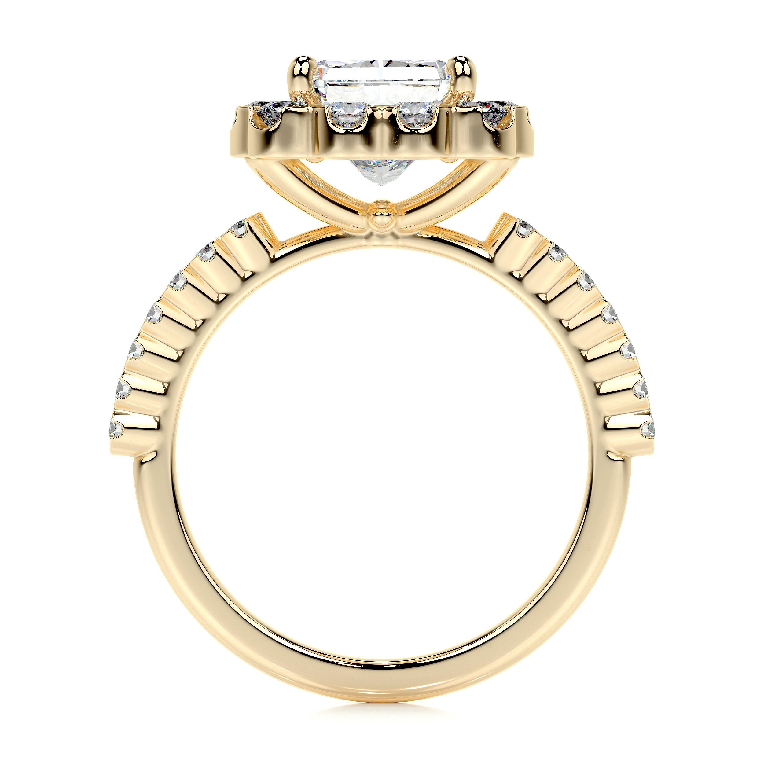 Sherry Lab Grown Diamond Ring -18K Yellow Gold、mySite、hinf8tx79