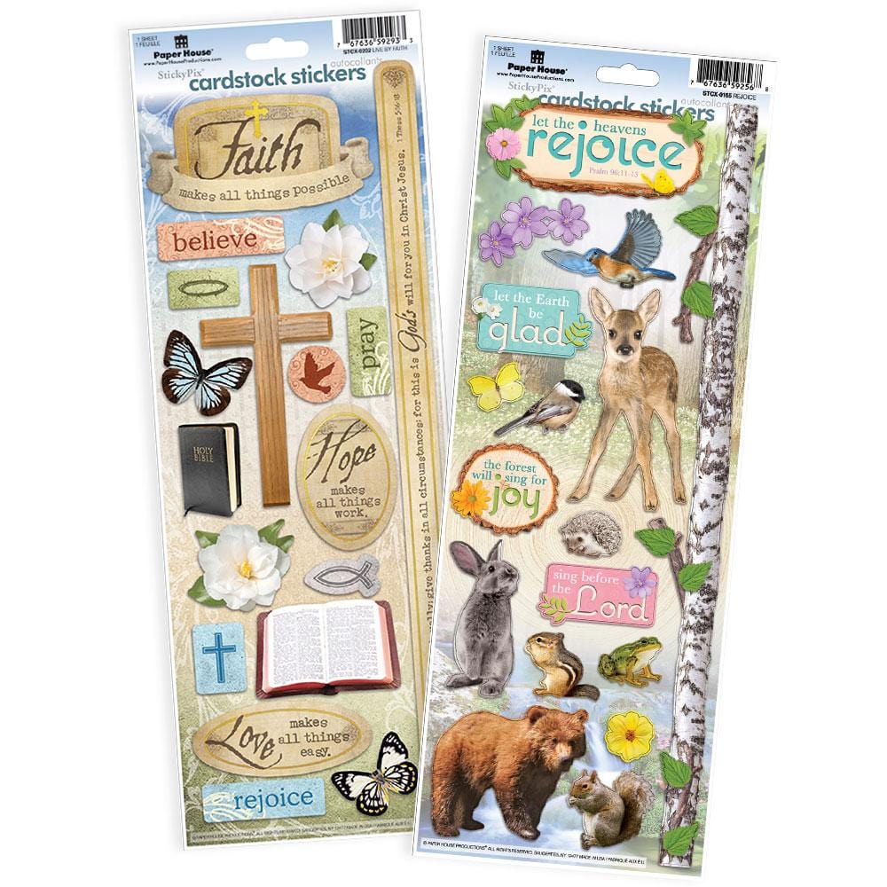 Scrapbook Stickers - Faith Value Pack、mySite、ghnorth