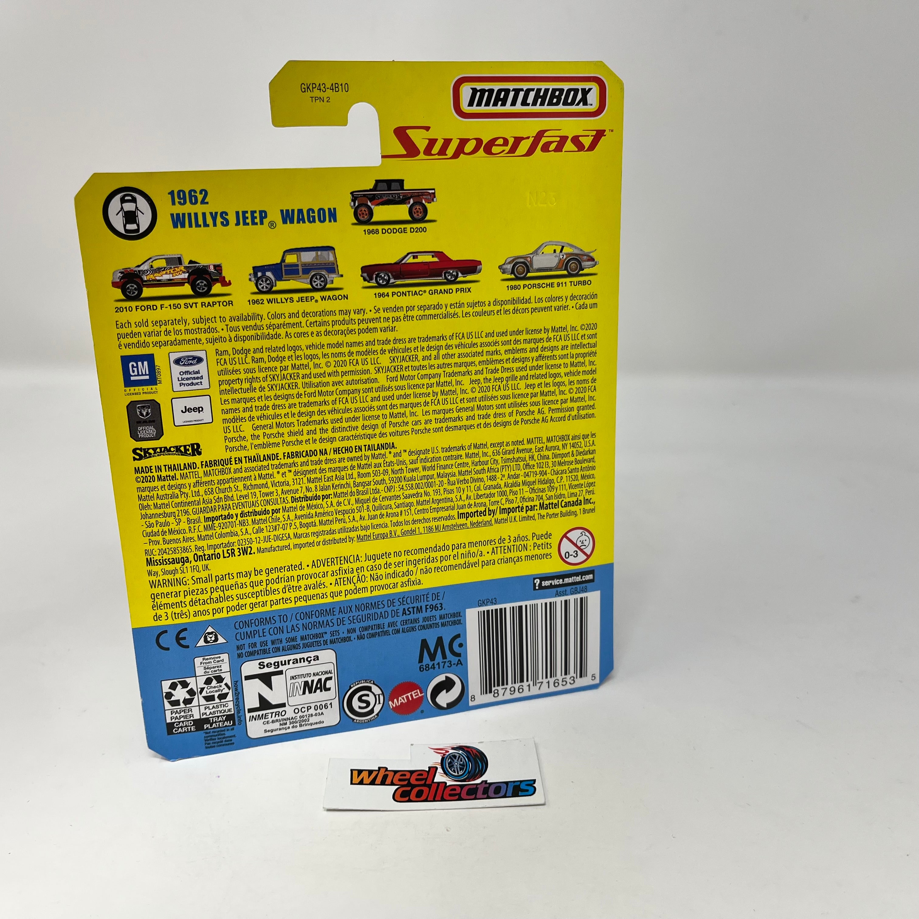 1962 Willys Jeep Wagon #13 * Matchbox Superfast Series、mySite、hgirdovlk