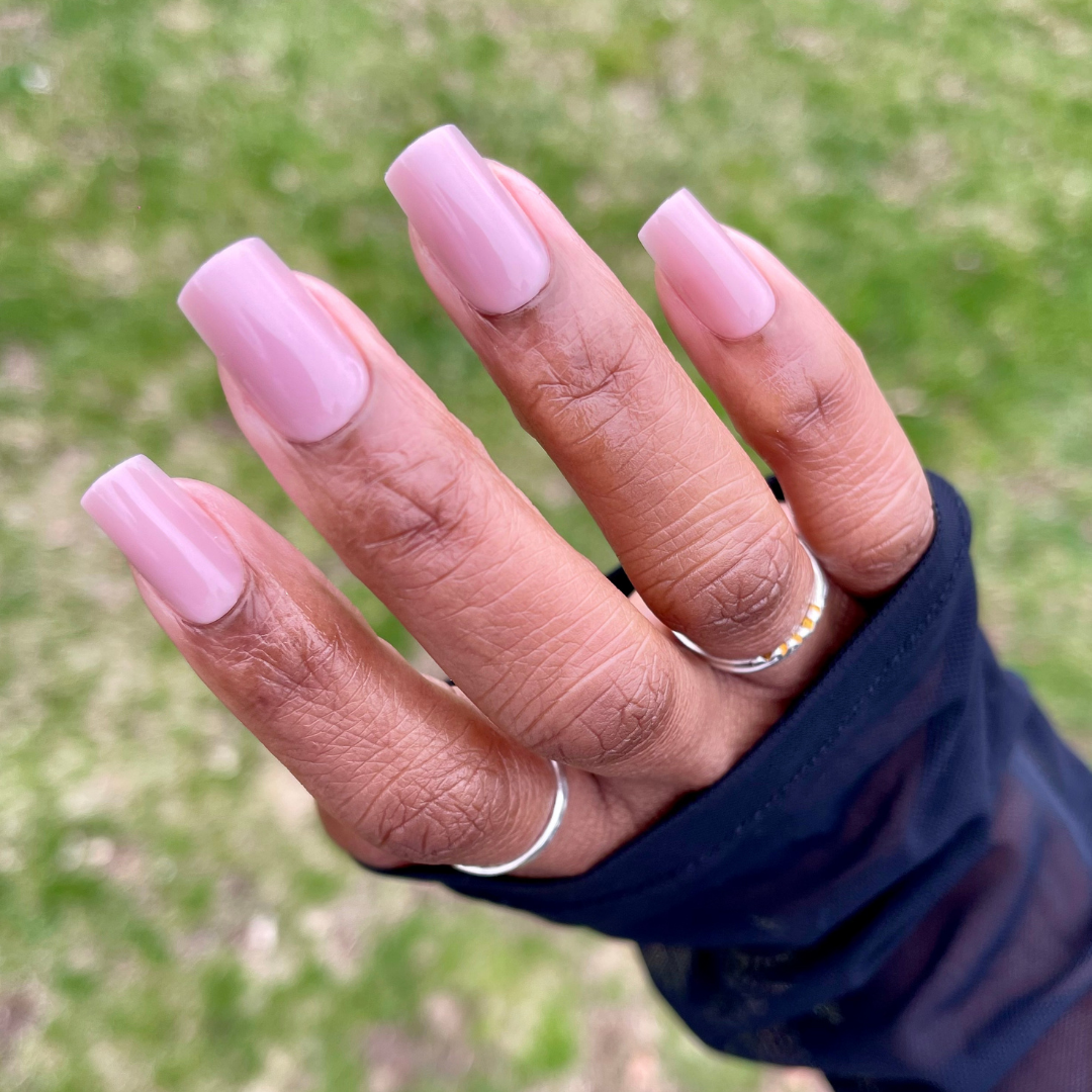 Mauve Gloss - Press-On | Medium | Square、mySite、solidvoid