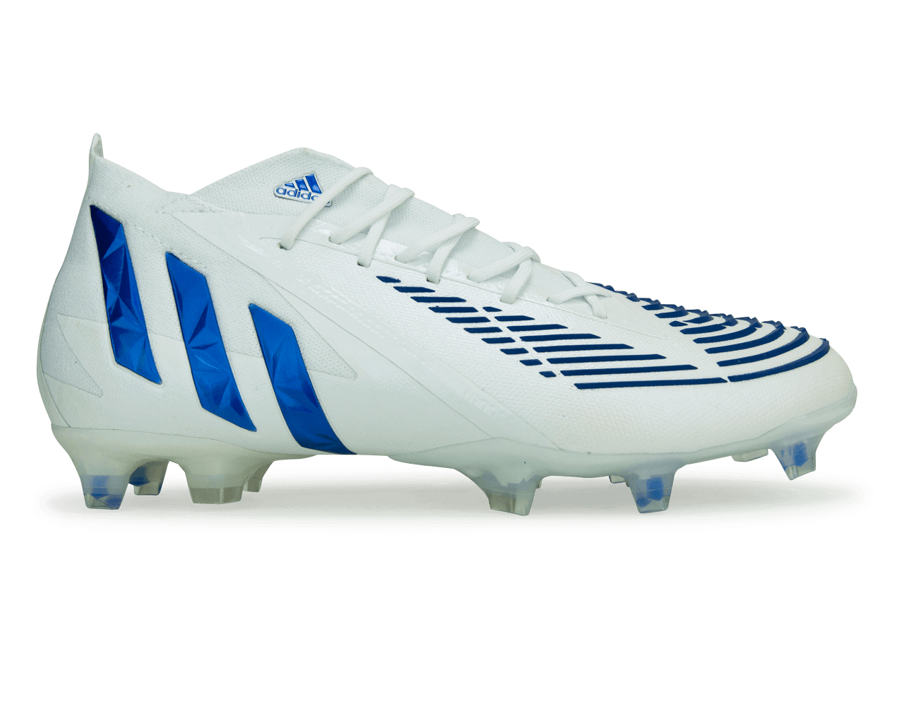 adidas Men's Predator Edge.1 FG White/Hi-Res Blue、mySite、noshort