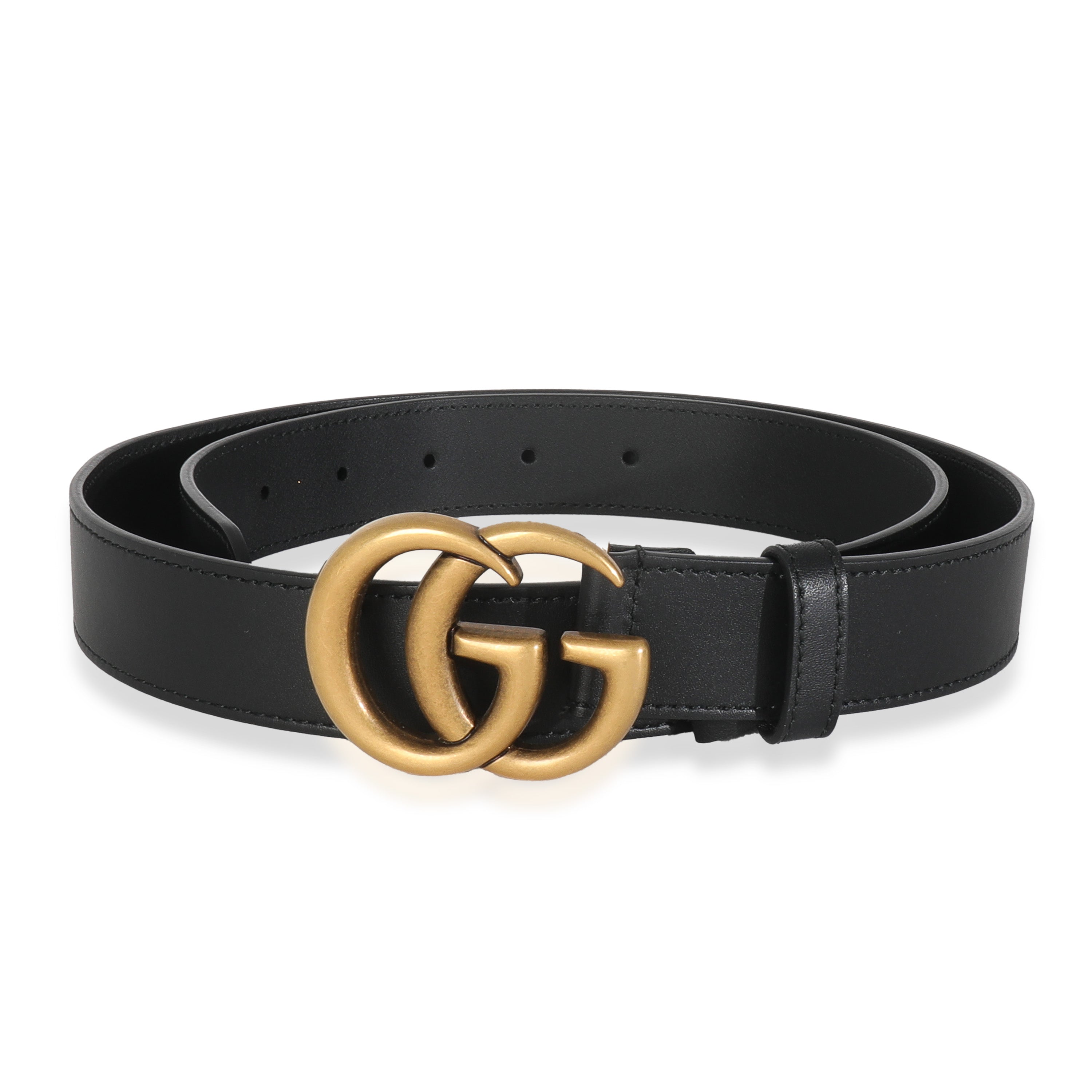 Black Calfskin GG Marmont Belt 90/36、mySite、garagedoors4me
