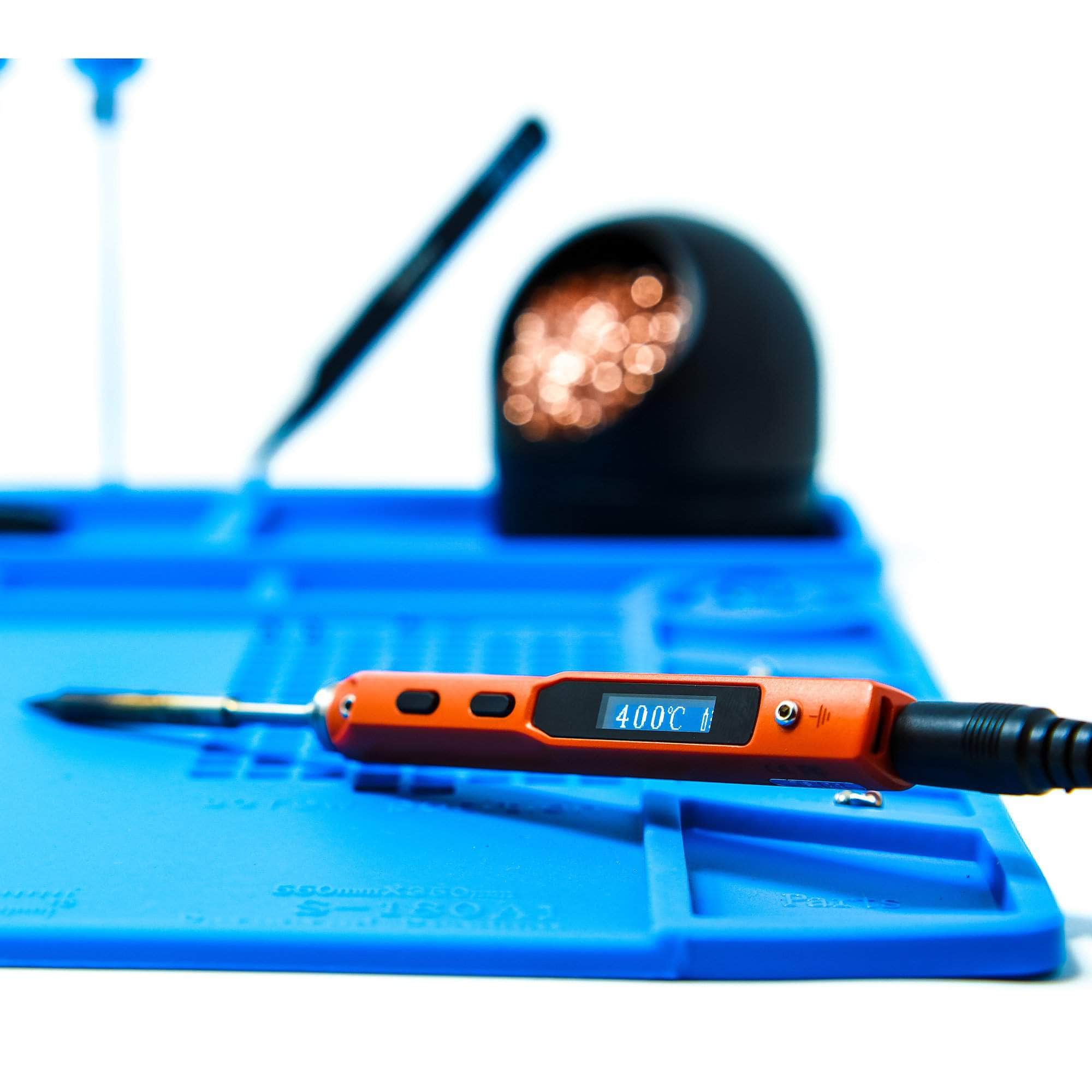 S-180A1 Large Heat Resistant Silicone Soldering Work Mat w/ Magnets、mySite、merchandisen