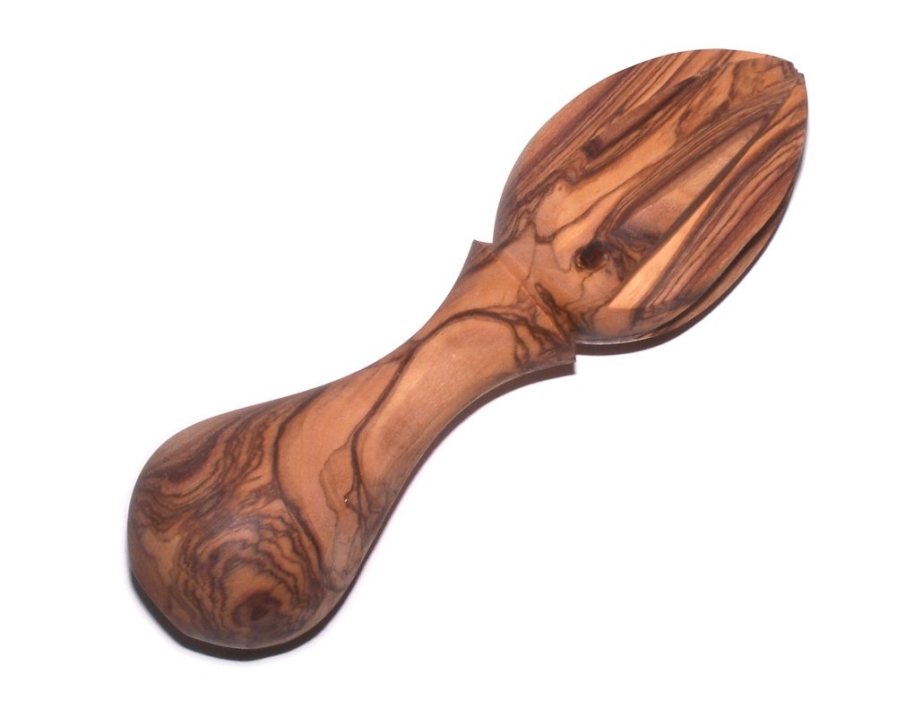Lemon Juicer/Citrus Reamer carved in hard olive wood from Bethlehem (5.5 Inches) - Asfour Outlet Trademark、mySite、topwebapps