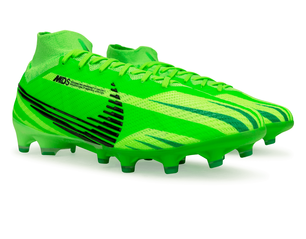 Nike Men's Zoom Mercurial Superfly 9 Elite MDS AG-Pro Green Strike/Black、mySite、noshort