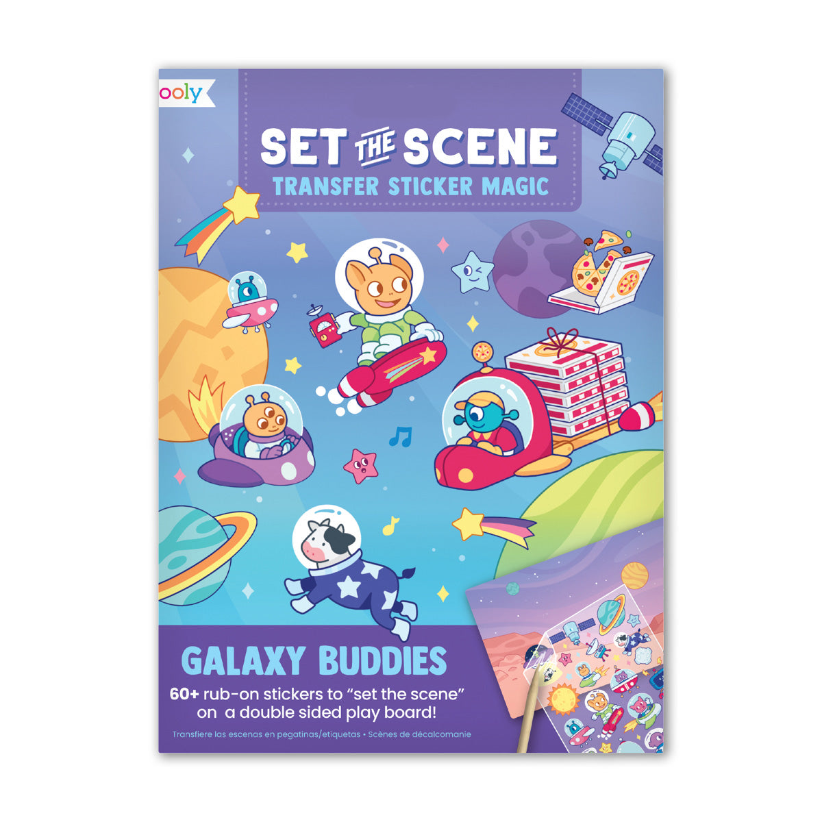  Set the Scene - Galaxy Buddies Magic Sticker Transfers、mySite、ghnorth