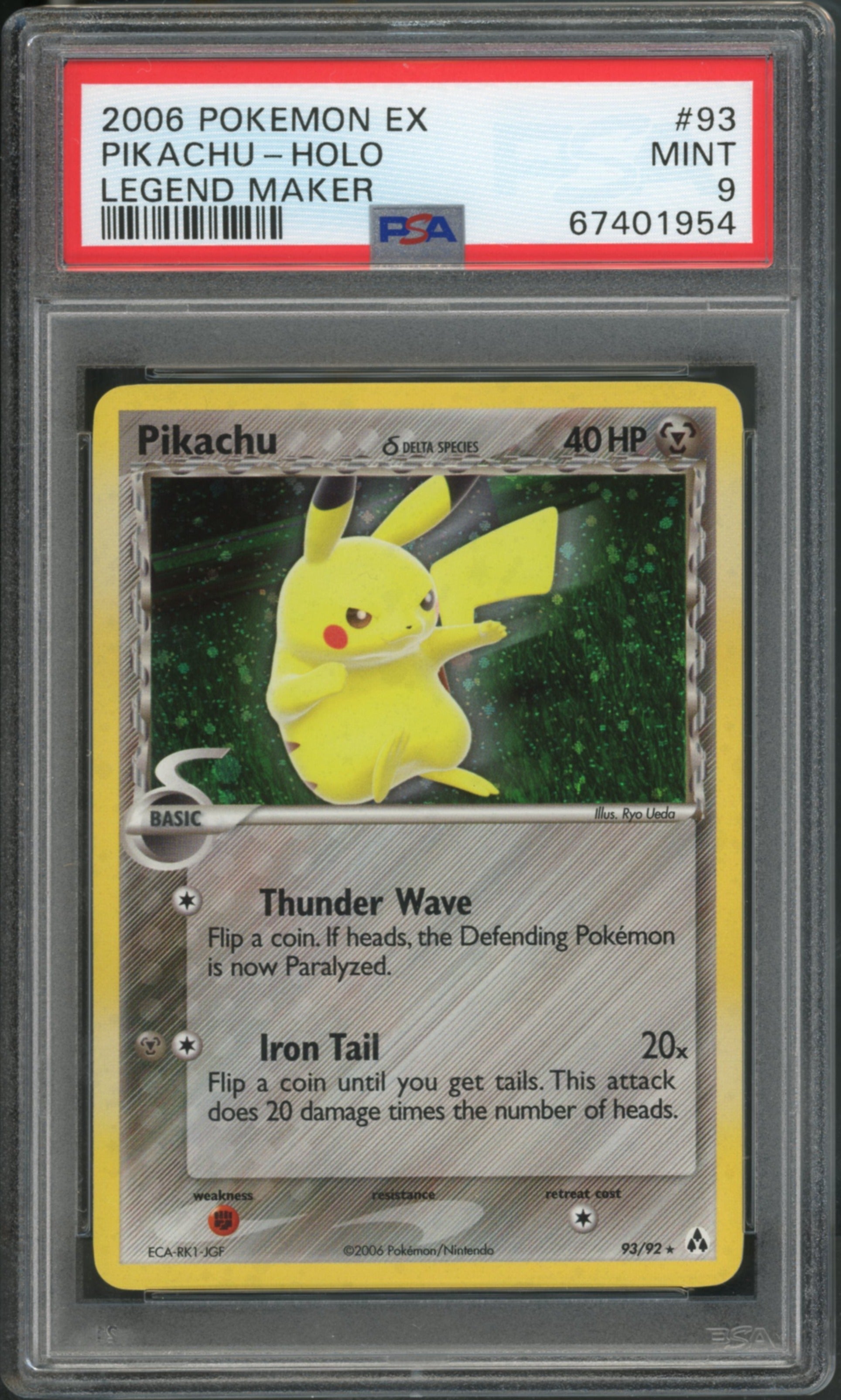 Pikachu #93 PSA 9 Legend Maker、mySite、waistdrama