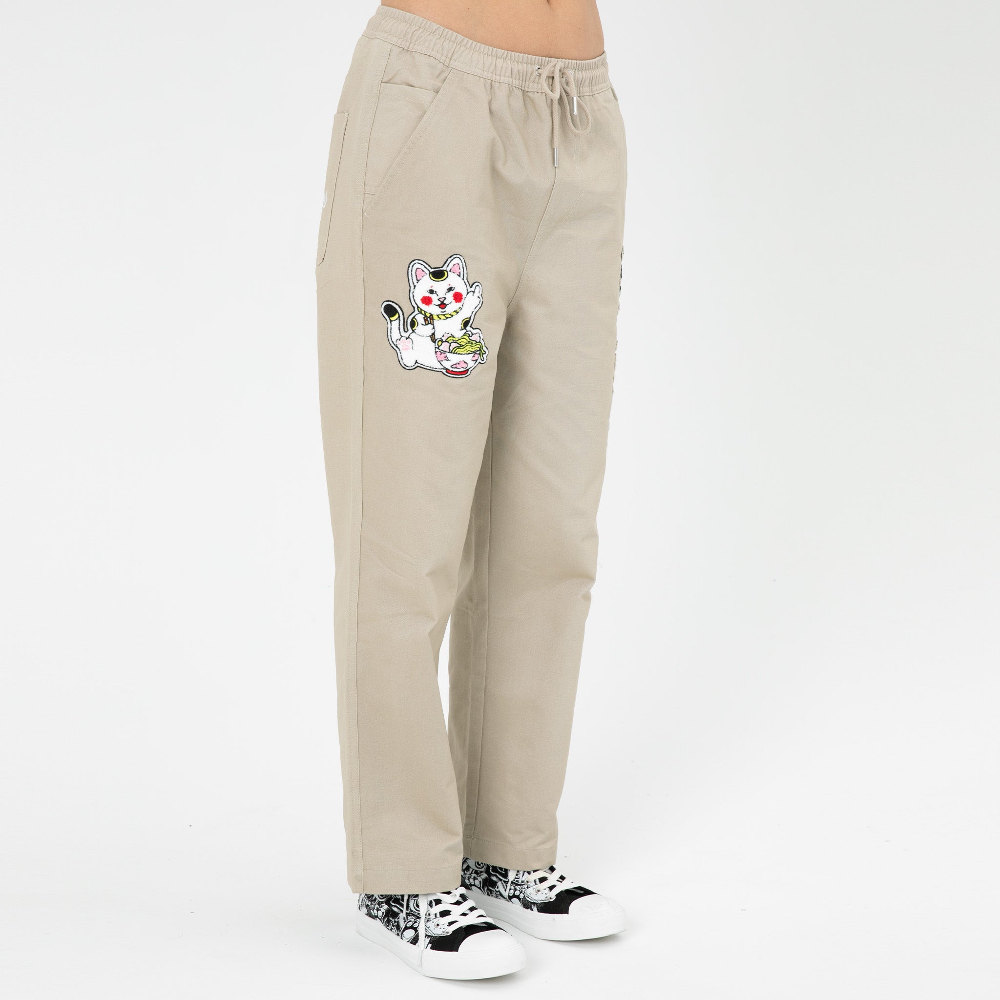  Lucky Nerm Wide Leg Pants (Khaki)、mySite、merchandisen