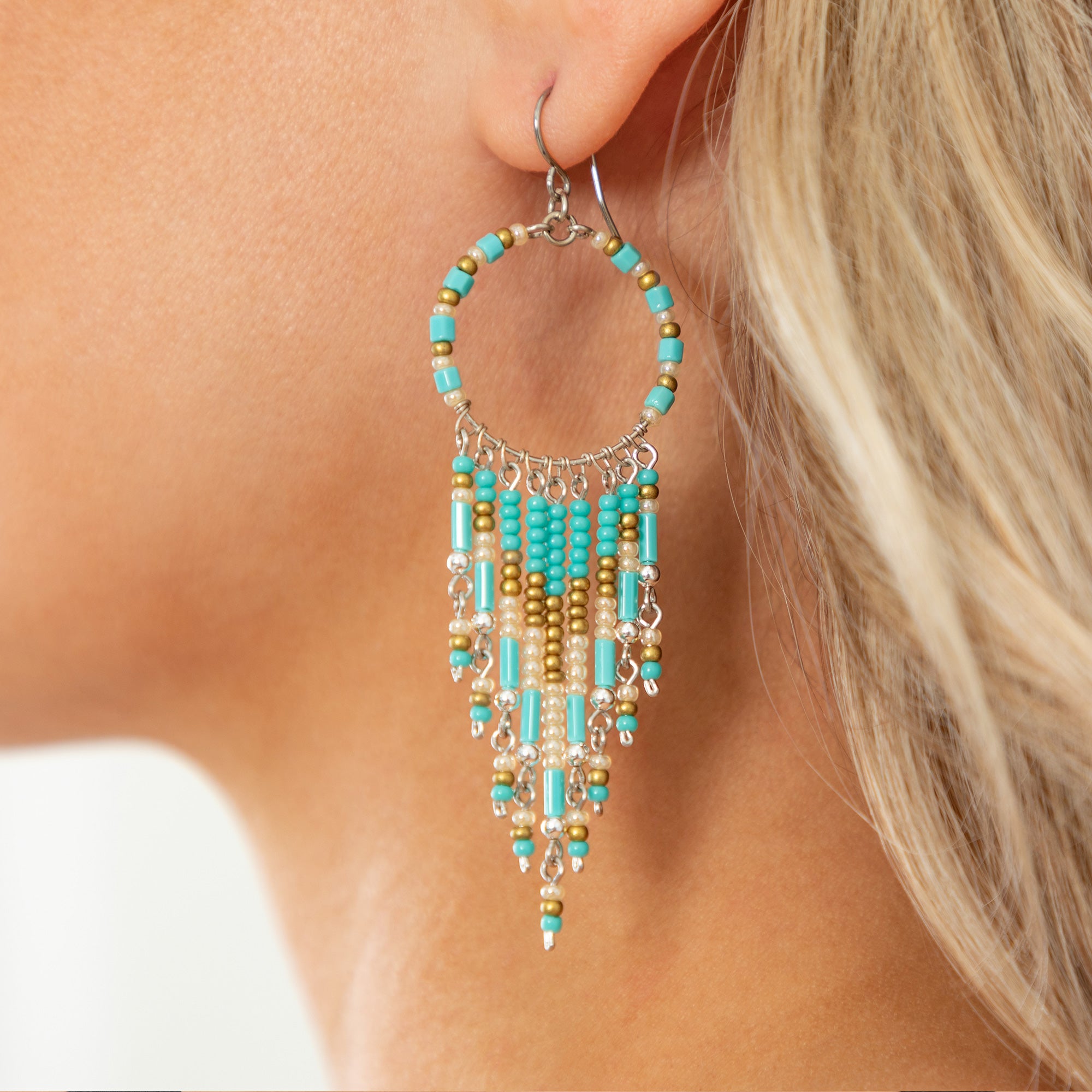 Southwest Spirit Beaded Earrings、mySite、camillekostekn