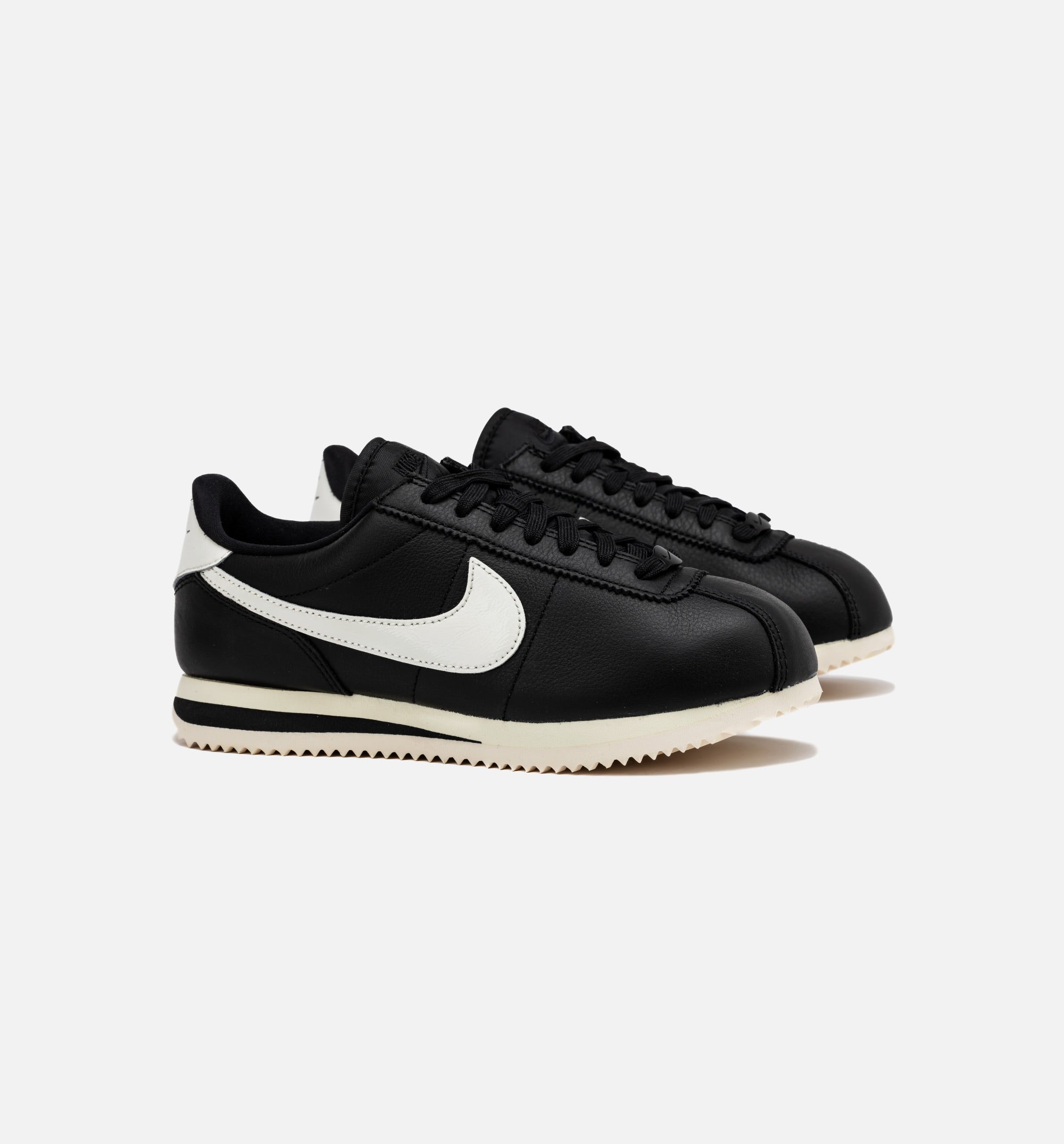 Cortez Premium Black Sail Womens Lifestyle Shoe - Black/Sail、mySite、dreamappss