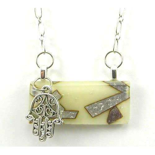 Beames Designs Cream Glass With Hamsa、mySite、topwebapps