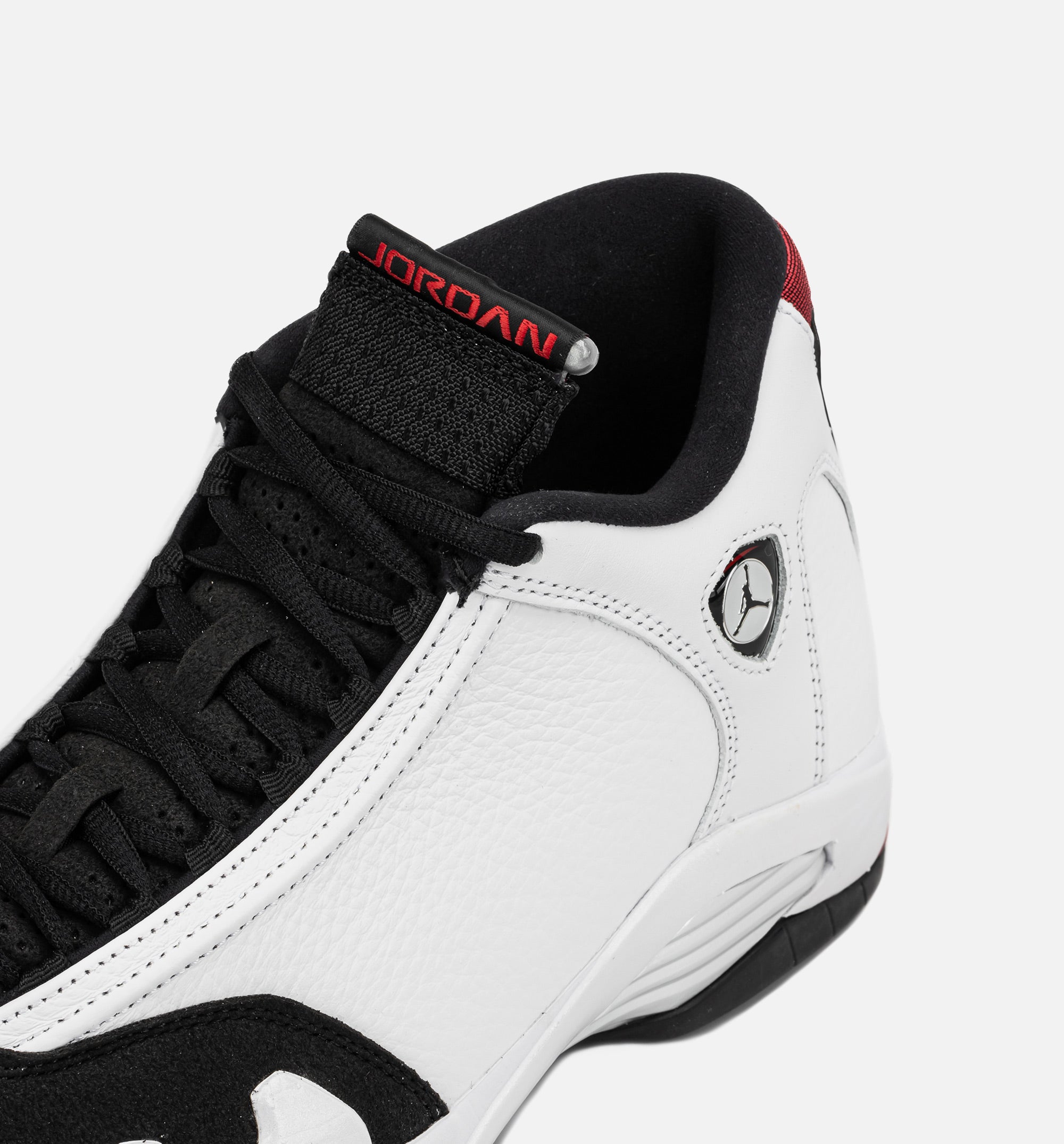 Air Jordan 14 Retro Black Toe Mens Lifestyle Shoe - White/Varsity Red/Black/Silver、mySite、dreamappss