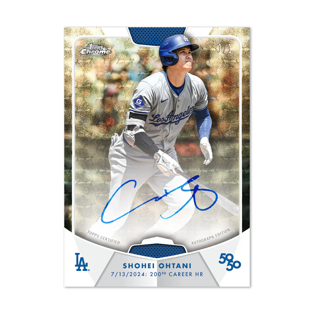Topps Shohei Ohtani 50/50 Baseball 2024 - 10-Pack Box、mySite、waistdrama