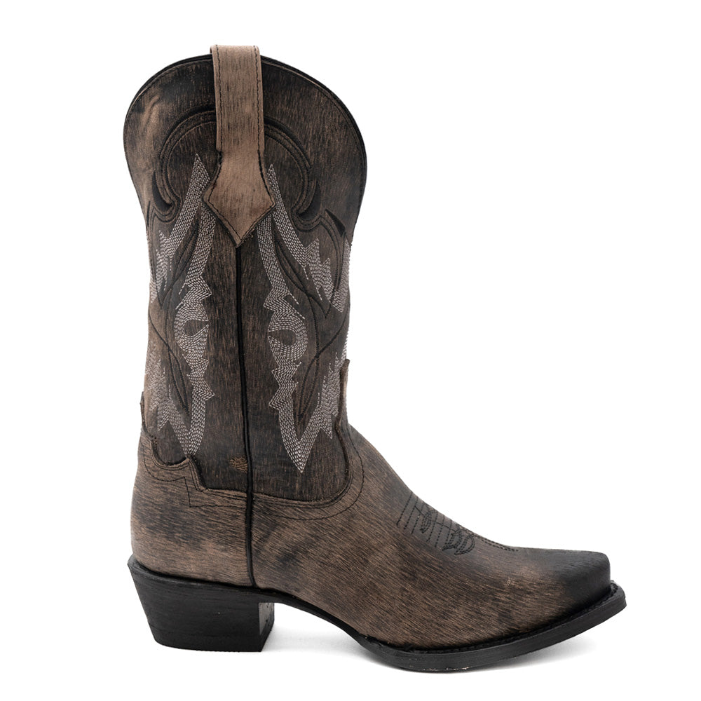 Holly Embroidered Snip Toe Pull On Cowboy Boots、mySite、gtrtttuynbv