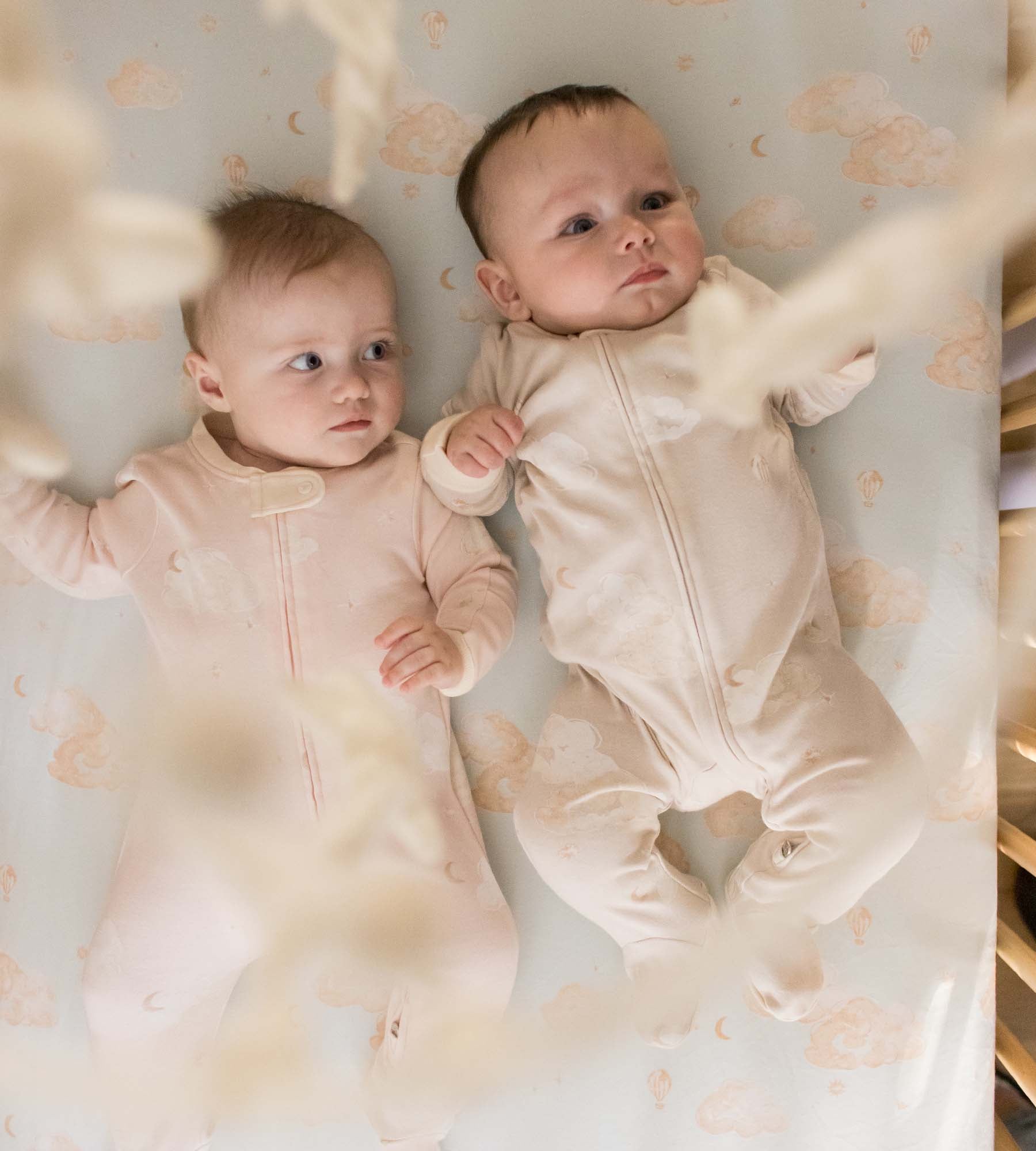 Good Night Sky Organic Cotton Sleep & Play - Ranunculus、mySite、g9winljtr