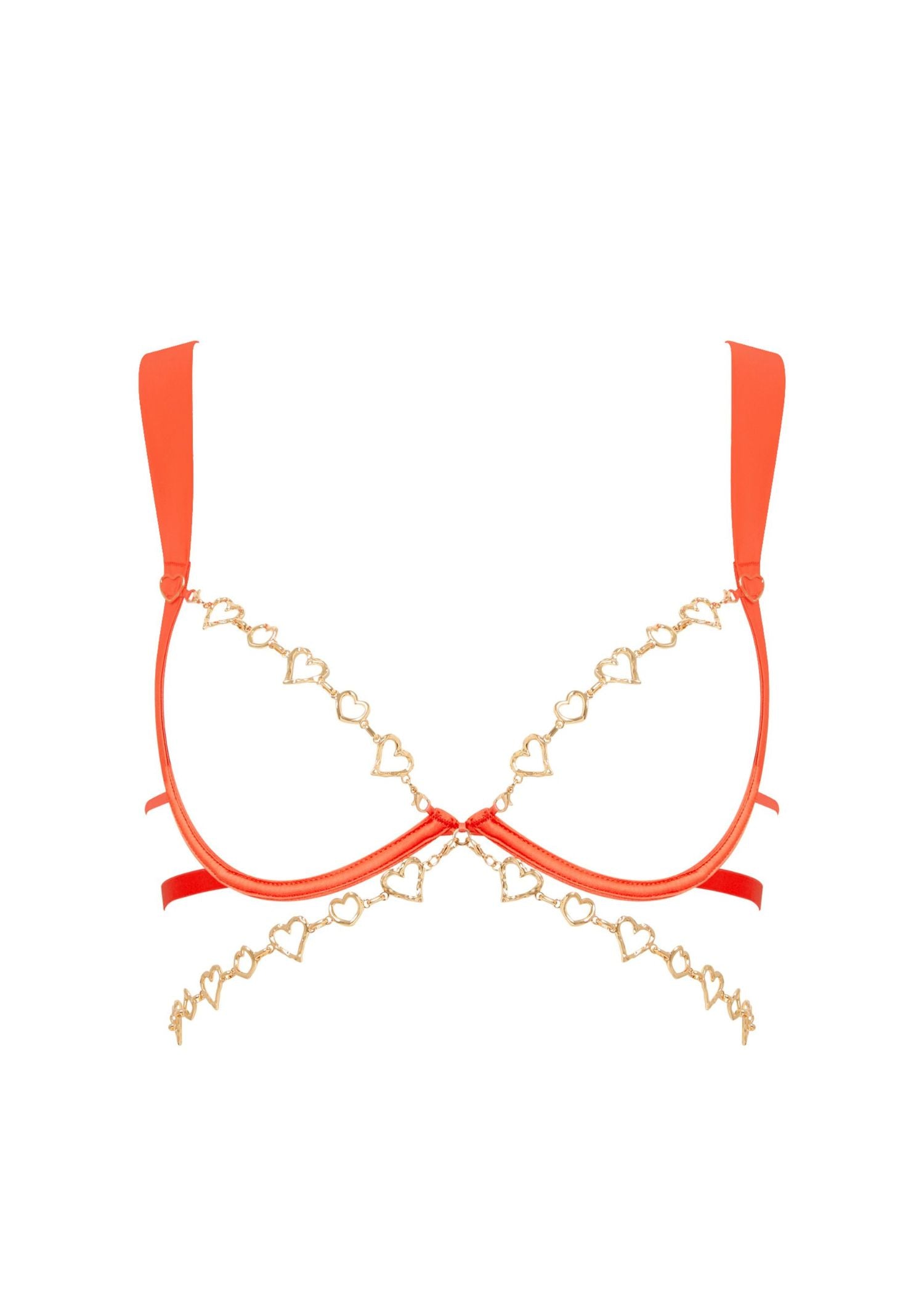  Phoenix Open Wired Bra (Hot Coral/Gold)、mySite、justintrudeaud