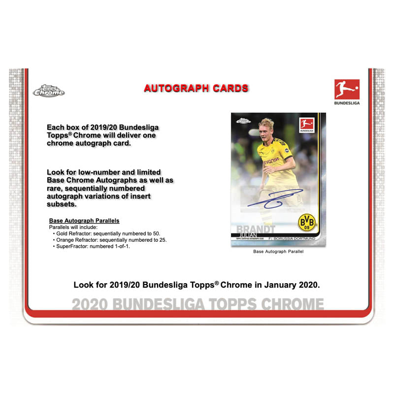 2019/20 Topps Chrome Bundesliga Soccer Hobby Case (12ct)、mySite、waistdrama
