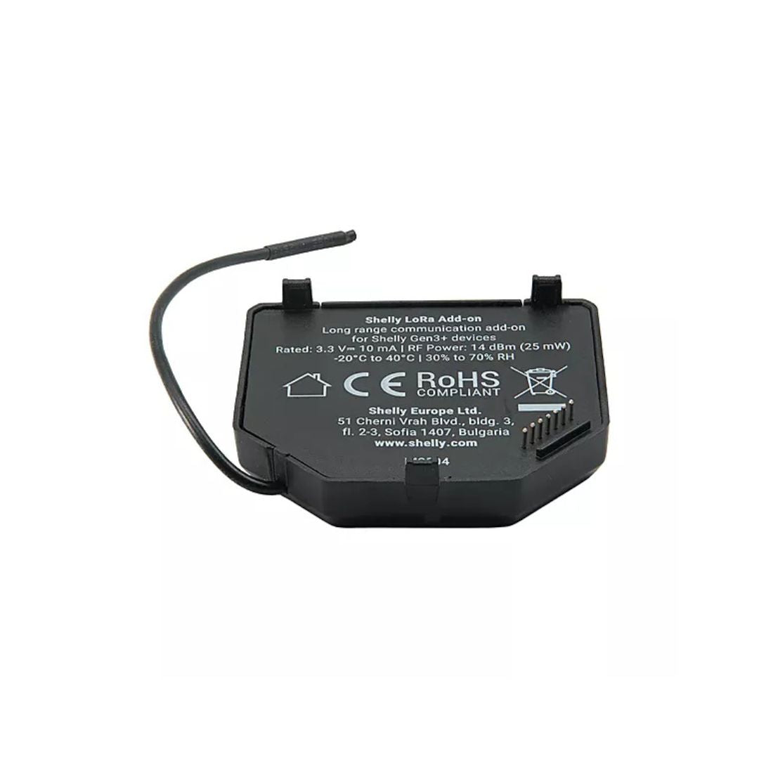 Shelly Módulo de Comunicação LoRa Add-On (até 5 km)、mySite、fannypackpong