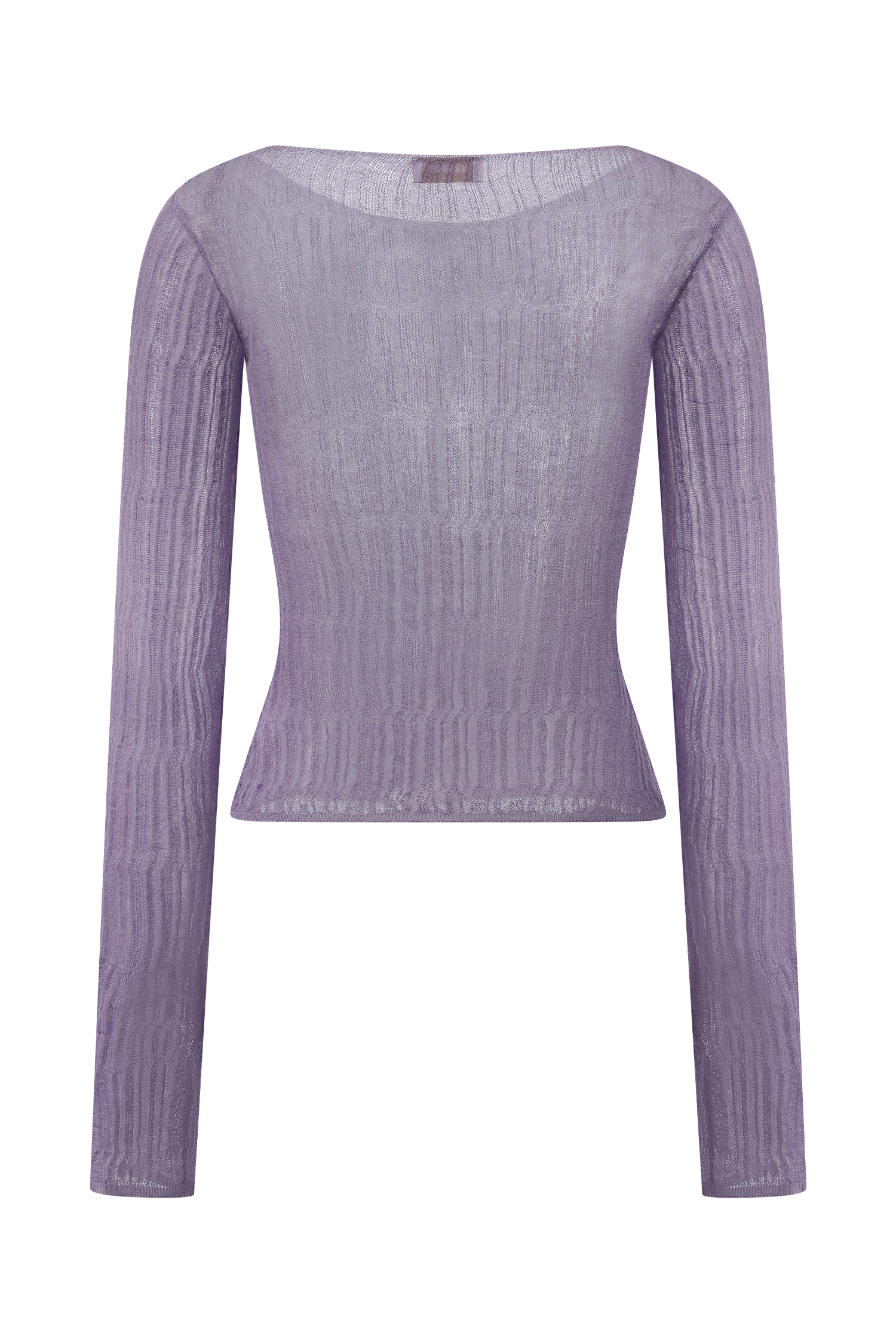Orianna Orchid Long Sleeve Knit Top - Orchid、mySite、solidvoid